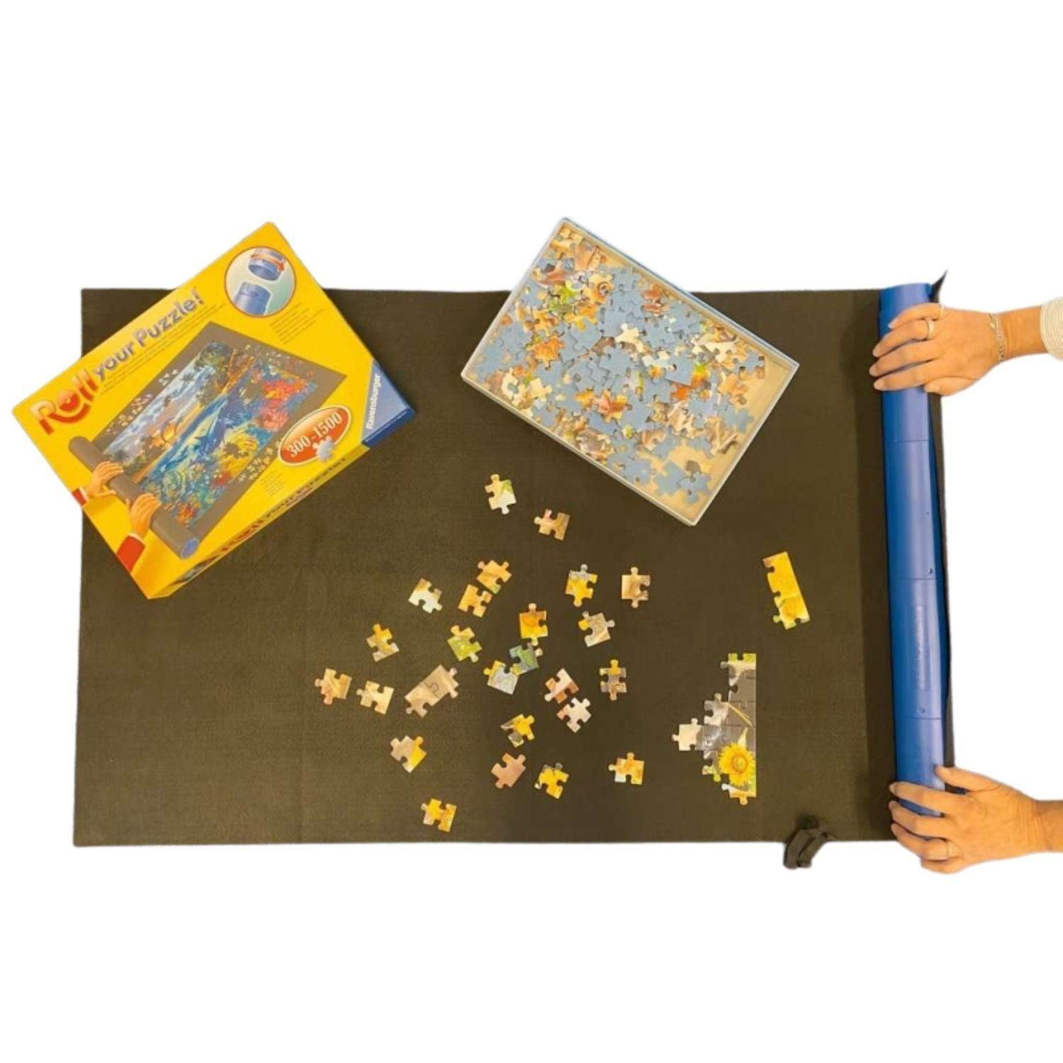 Mat Alfombrilla de fieltro para puzzle - Almacena y organiza-1