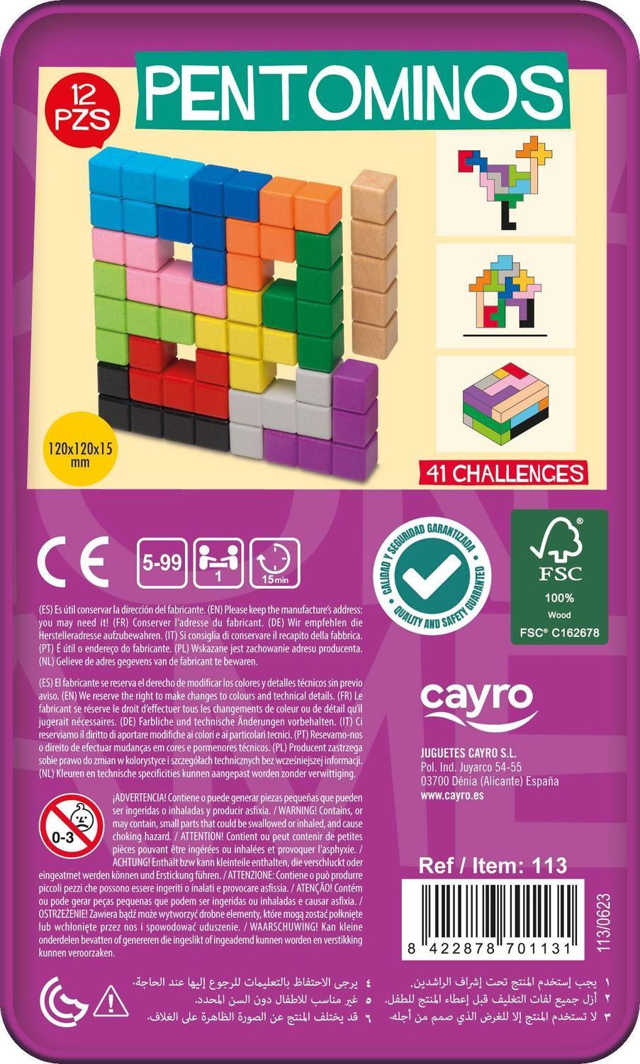 Pentominos Caja de Metal-2