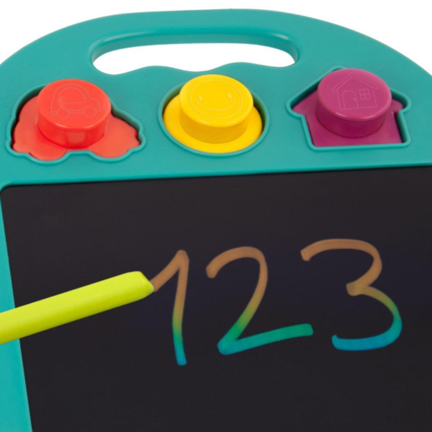 Pizarra Mágica LCD - Con Sellos Y Lápiz-1