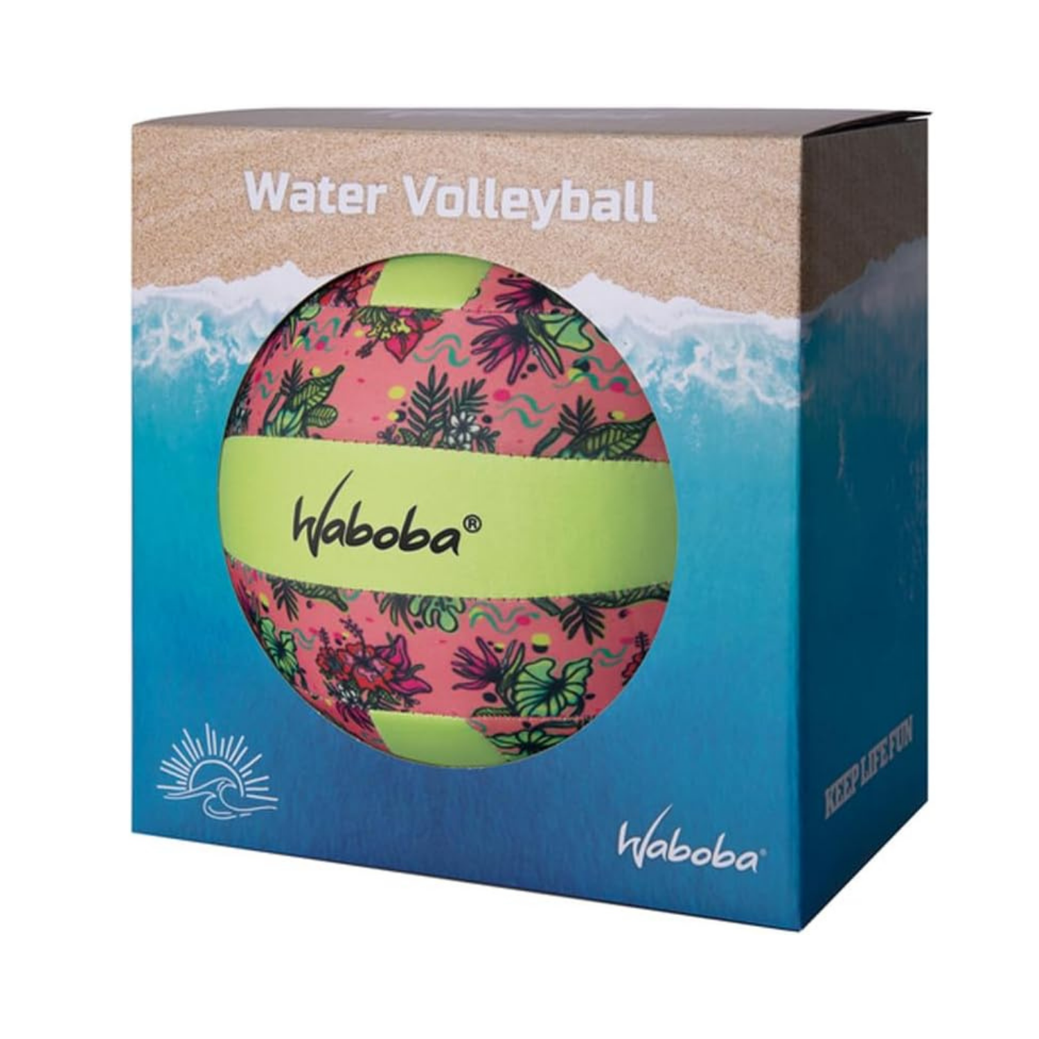 Pelota Voleibol Clásica Diseño Floral-2