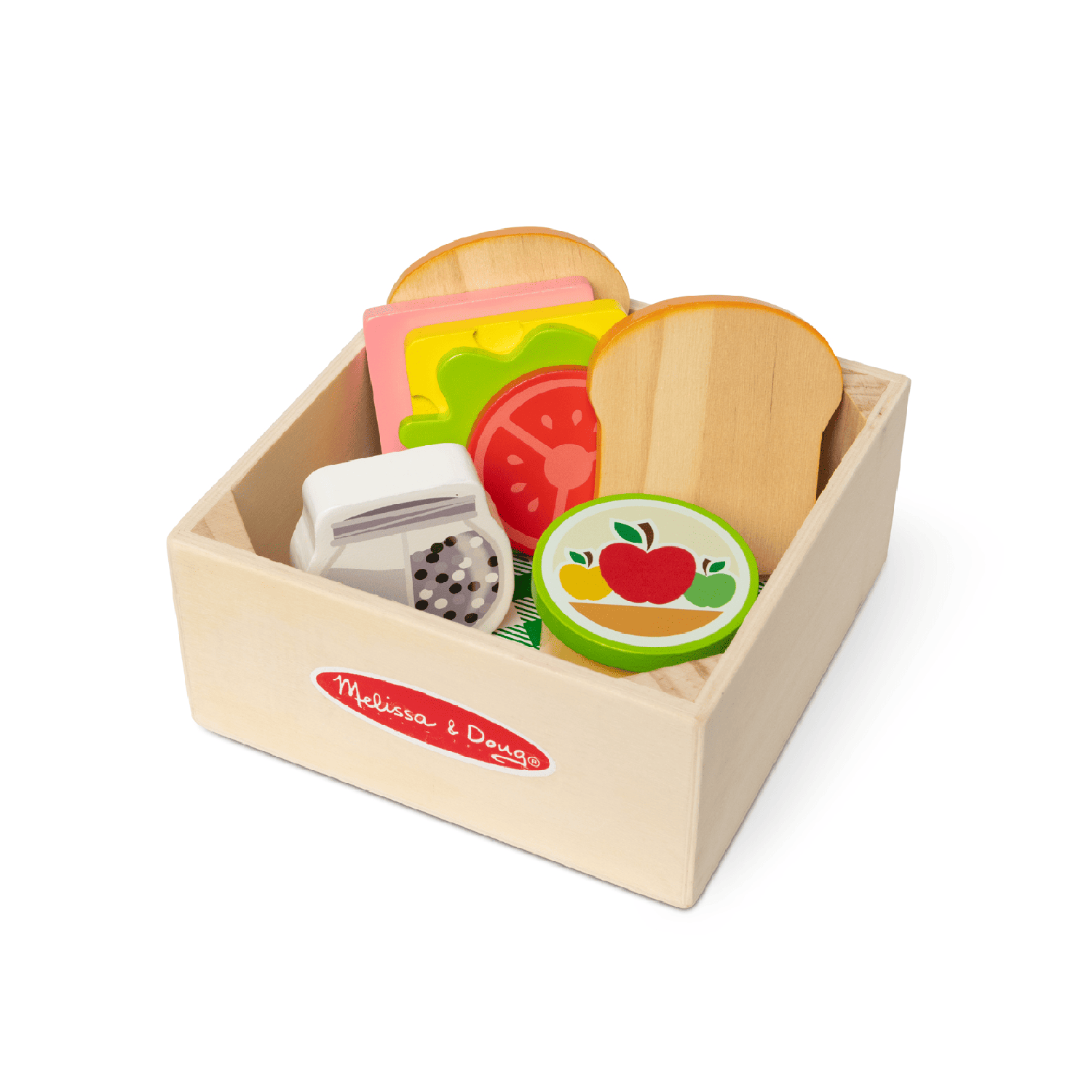 Caja de almuerzo de madera-0