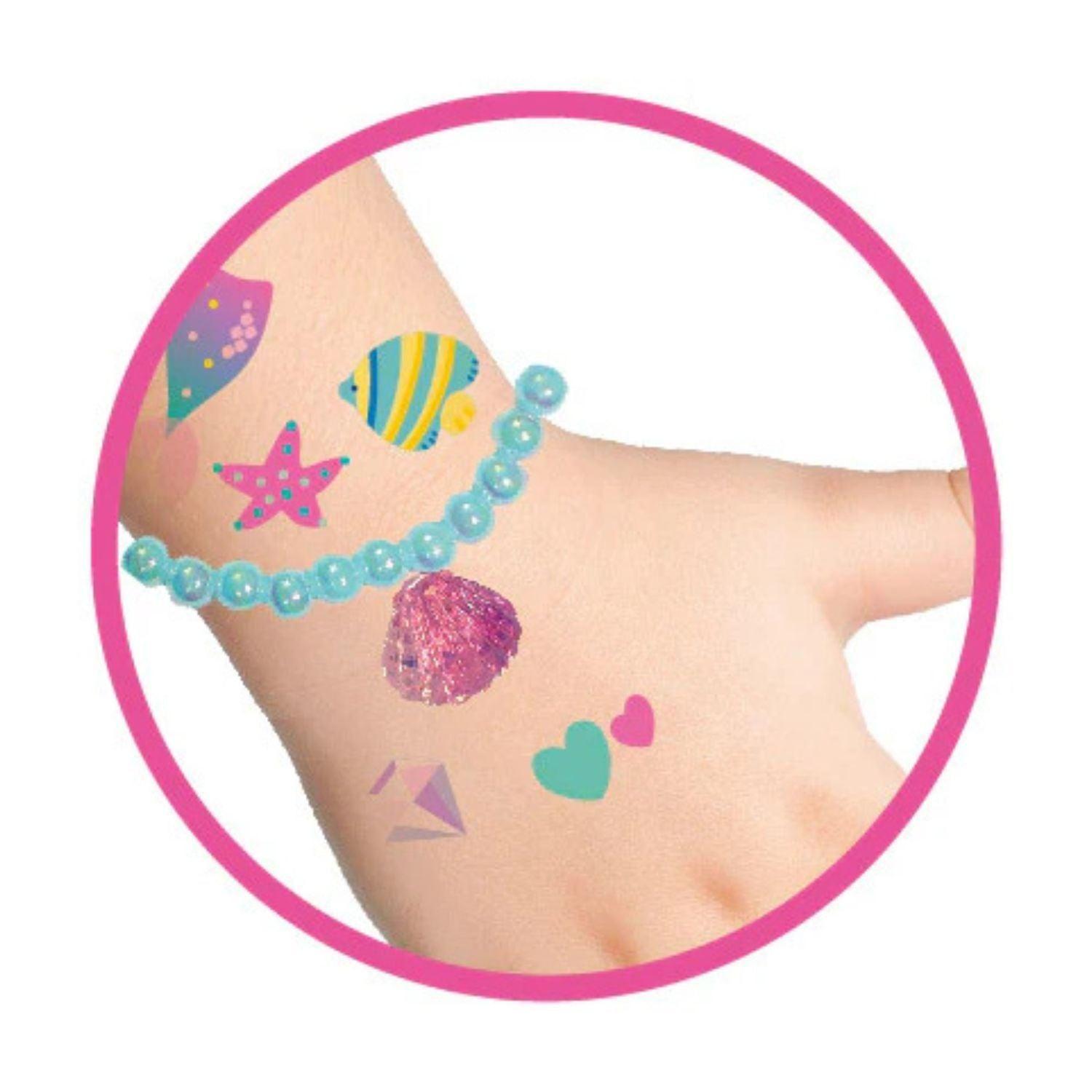 Set de Pulsera y Tatuajes - Vida Marina-3