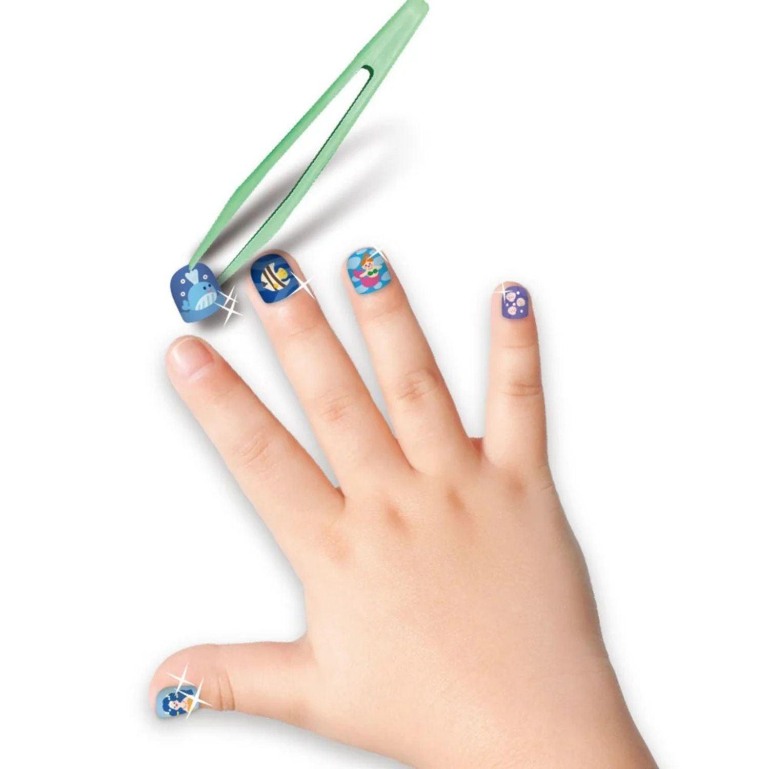 Set de Uñas Postizas Press-On - Bajo el Mar-2