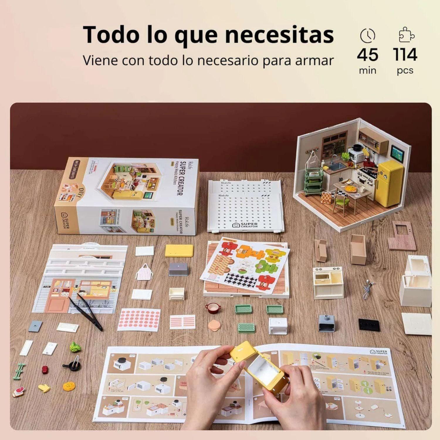 Kit Para Armar Cocina En Miniatura-3