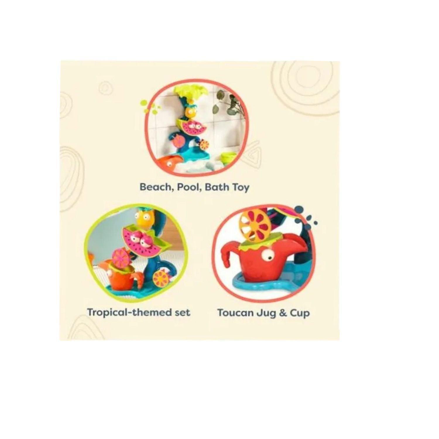 Set de juego rueda de agua para el baño-3