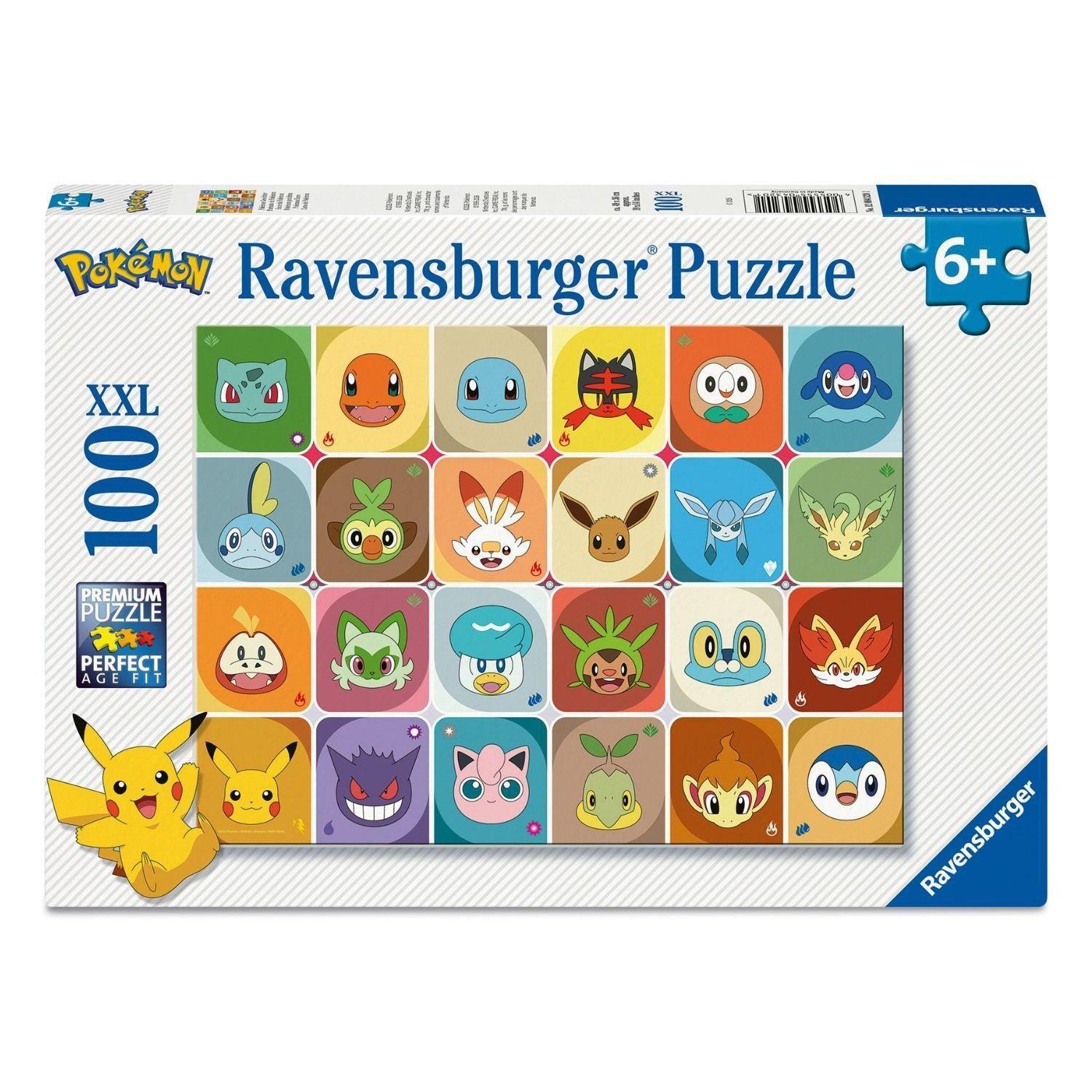 Puzzle Pokémon XXL 100 Caras-0