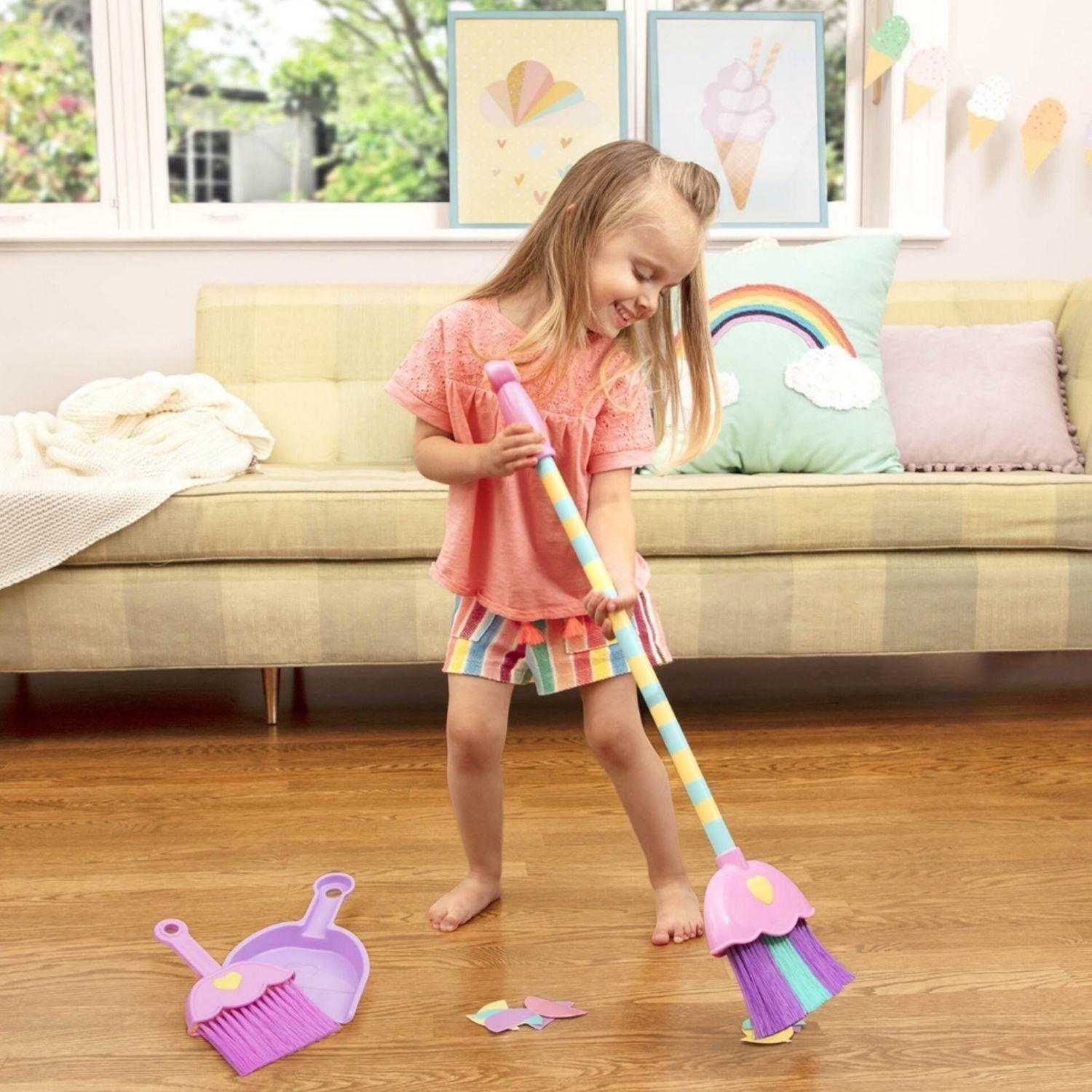 Set de escoba y pala de juguete-2