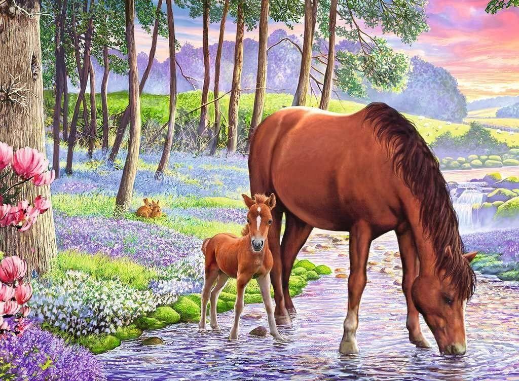 Puzzle XXL Puesta de sol serena - 300 piezas-1
