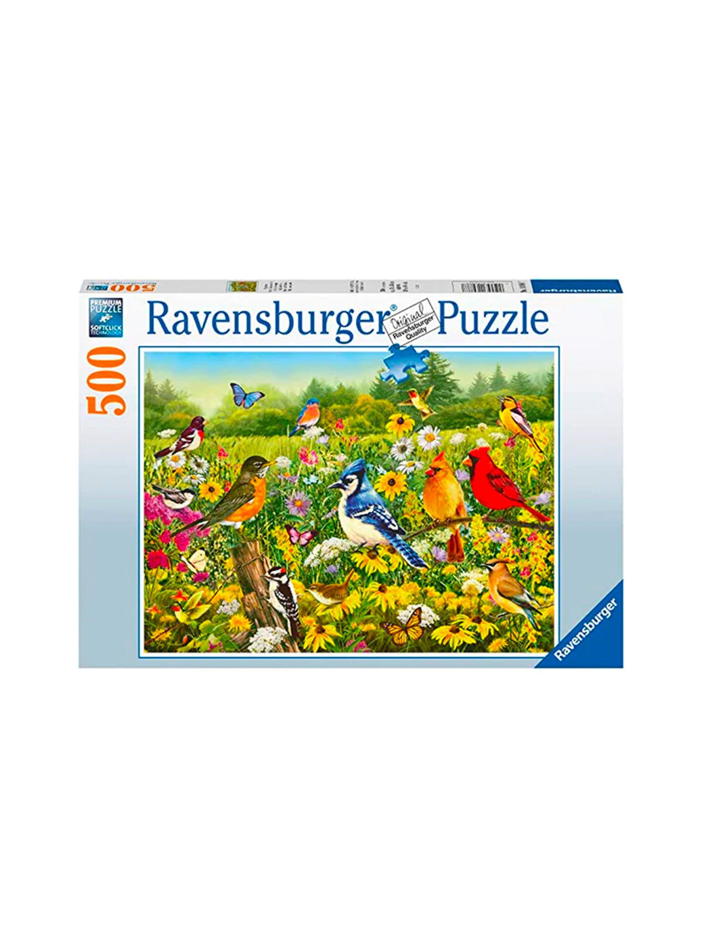Puzzle Pájaros en el jardín - 500 piezas-0