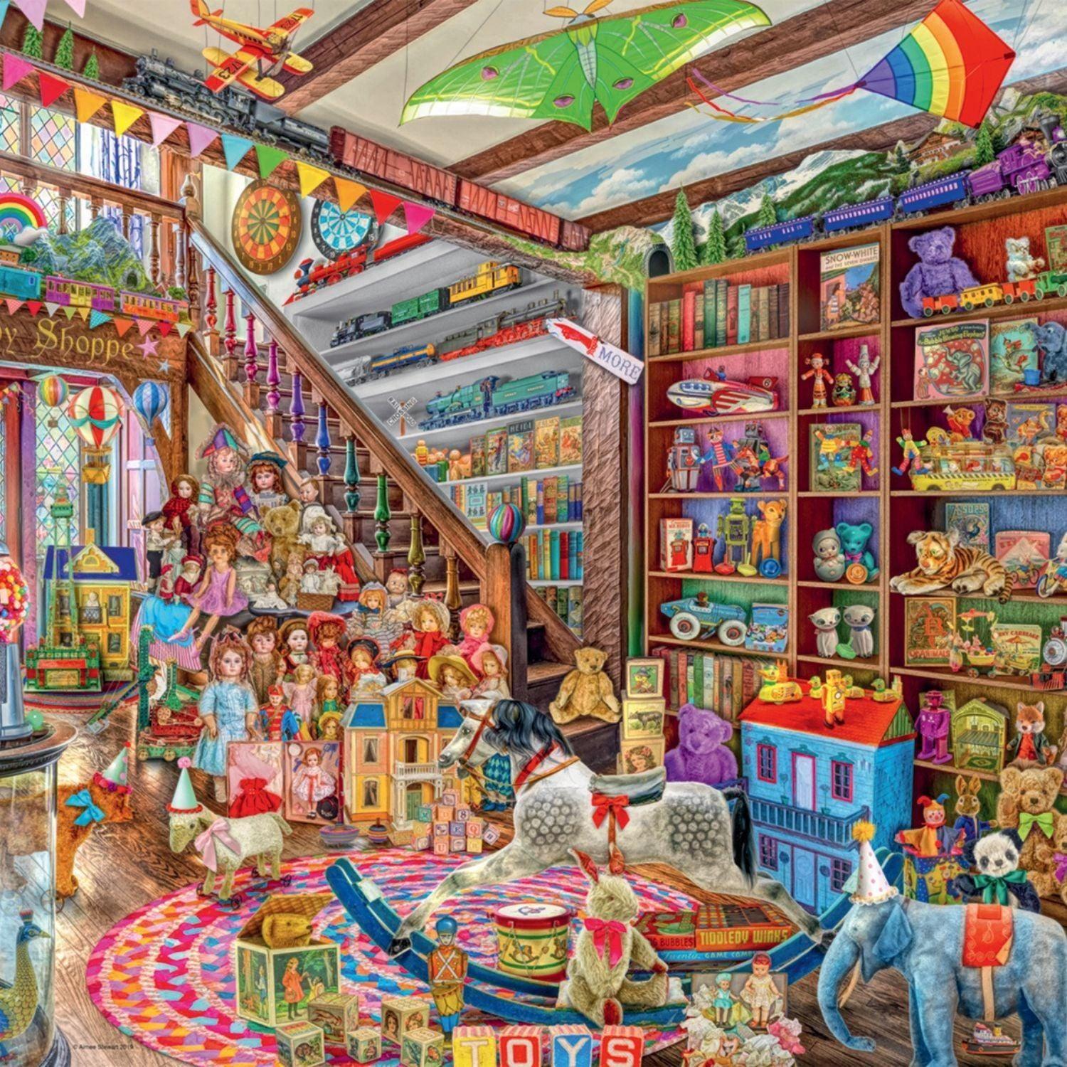 Puzzle 1000 Piezas Tienda de Juguetes Fantástica-1