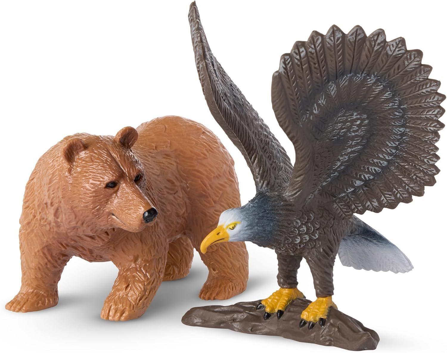 Animales del bosque: Lobo, águila y oso-3