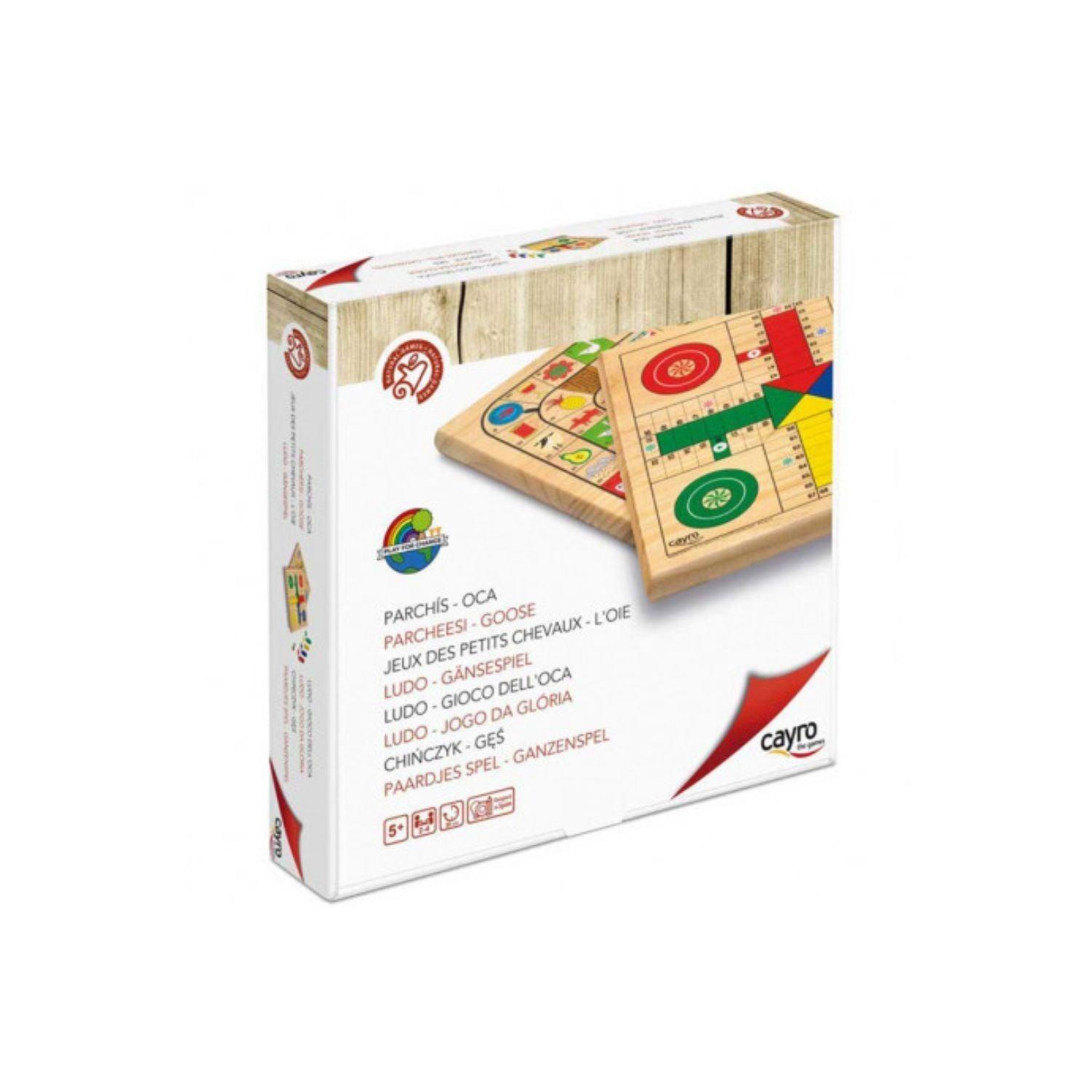 Juego Ludo-oca de Madera-3