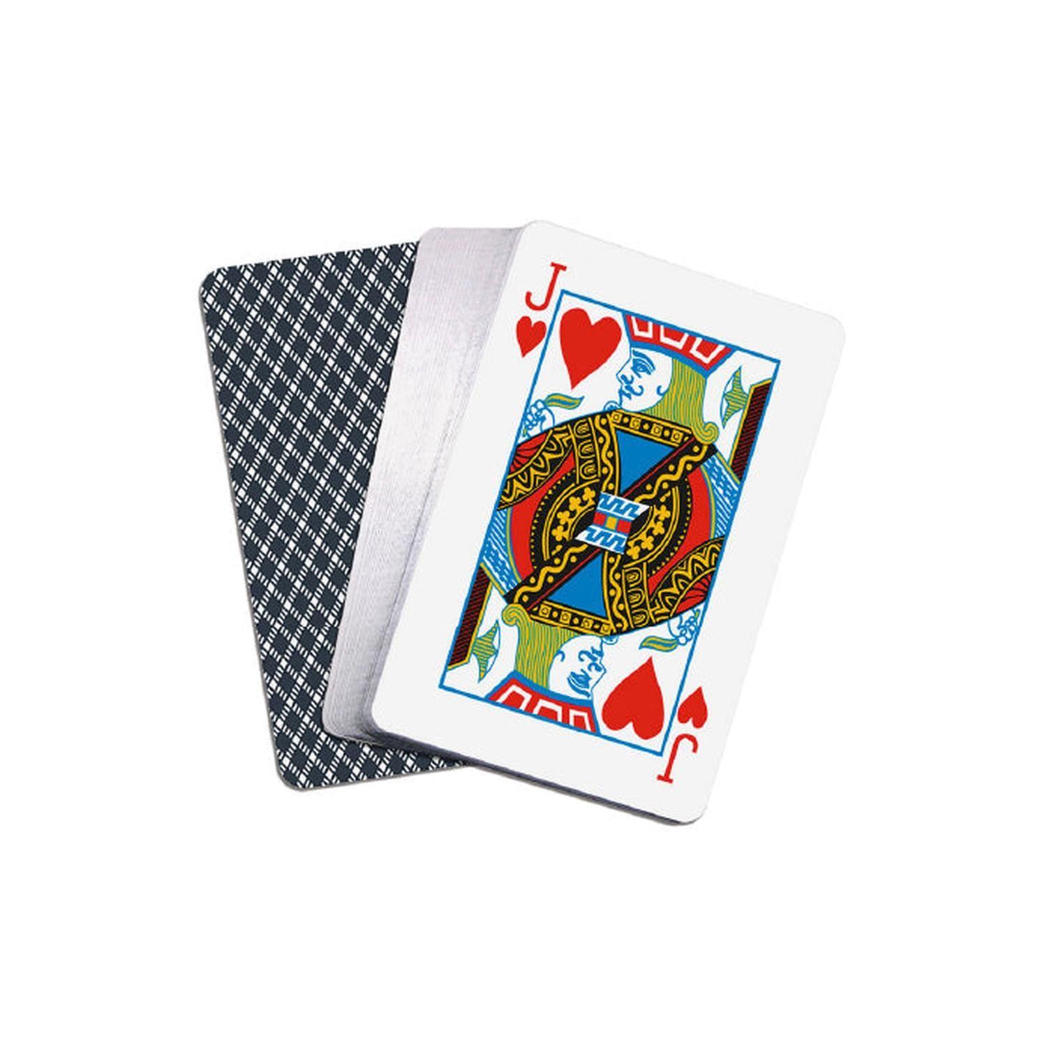 Baraja cartas póker 100% plástico-2