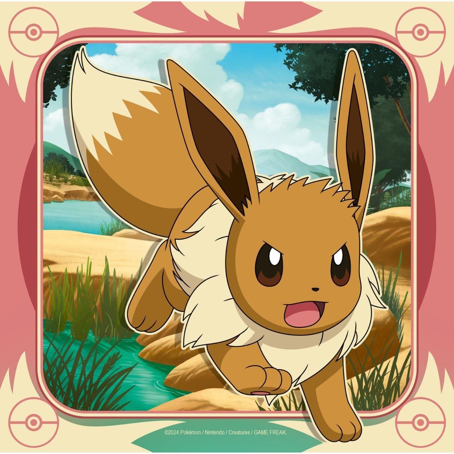 Puzzle Pokémon 3x49 Piezas-2