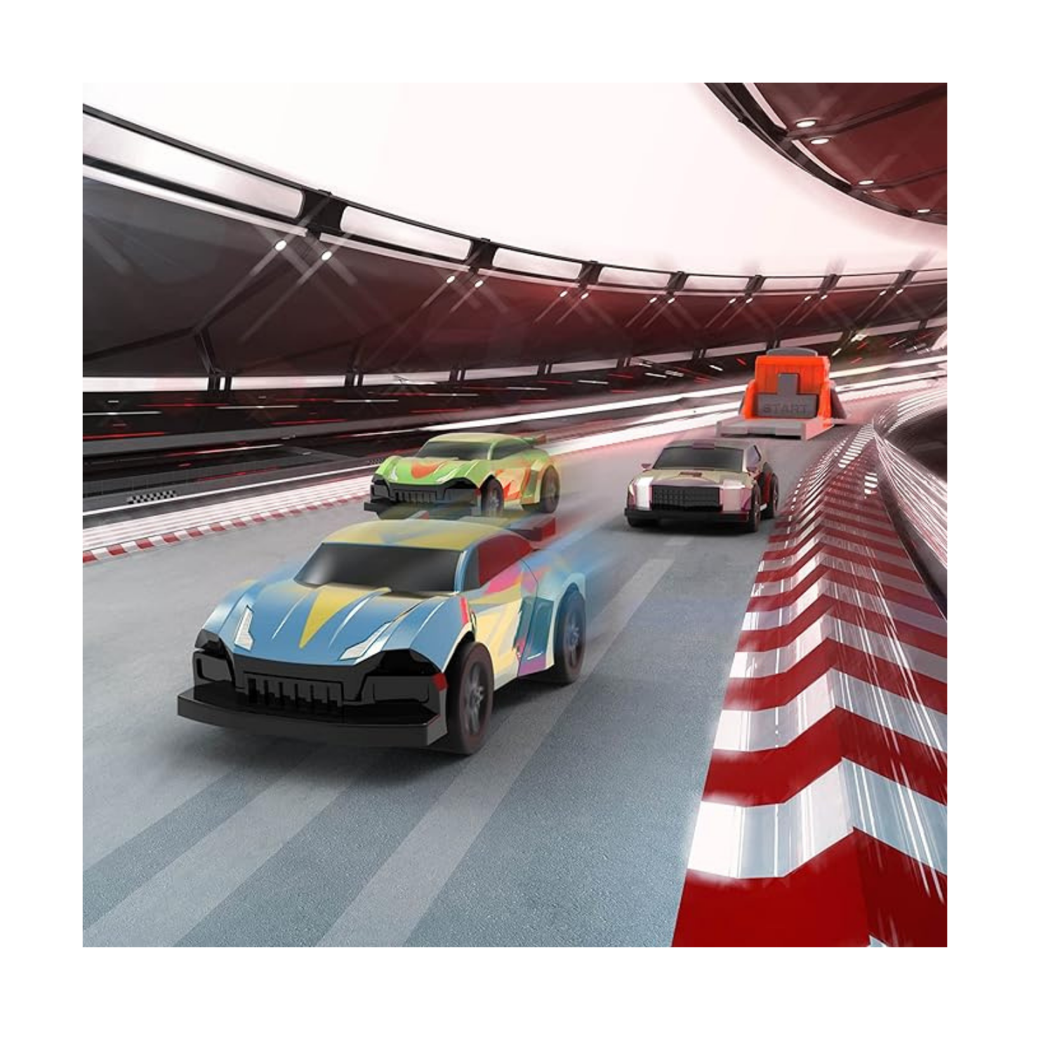 Estación de lanzamiento autos deportivos – Pocket Series-3