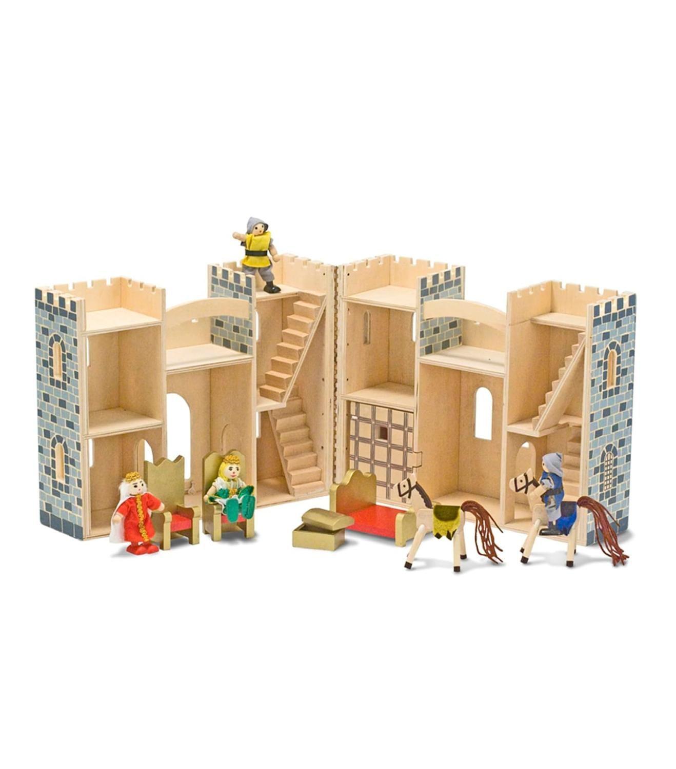 Castillo de madera gris-4