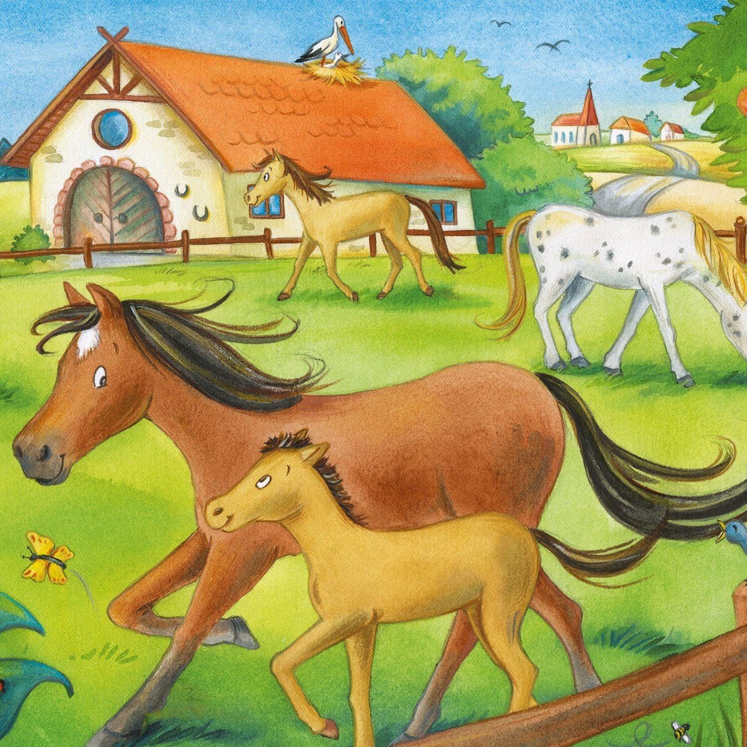 Puzzles 2 x 12 Diversión en la Hípica-2