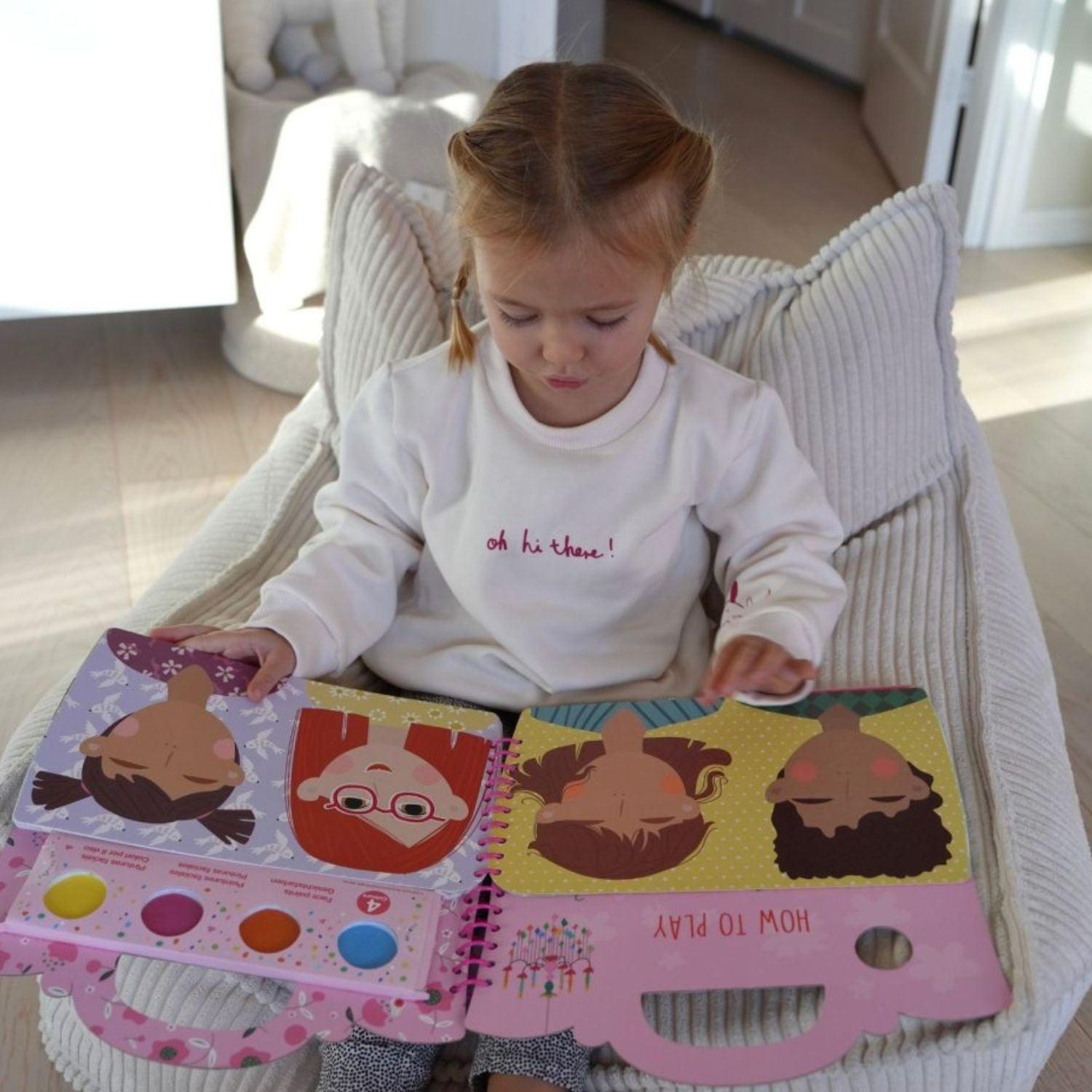 Libro de Stickers y Maquillaje Facial - Vestirse Divertido-4