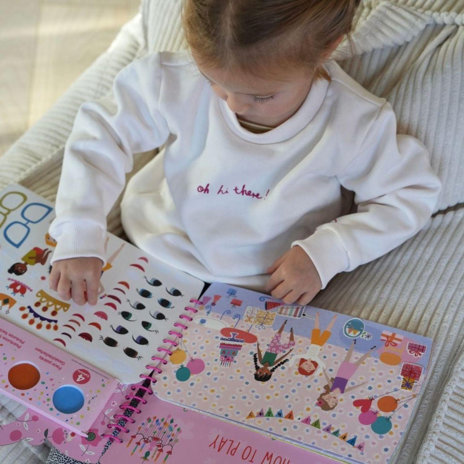 Libro de Stickers y Maquillaje Facial - Vestirse Divertido-5