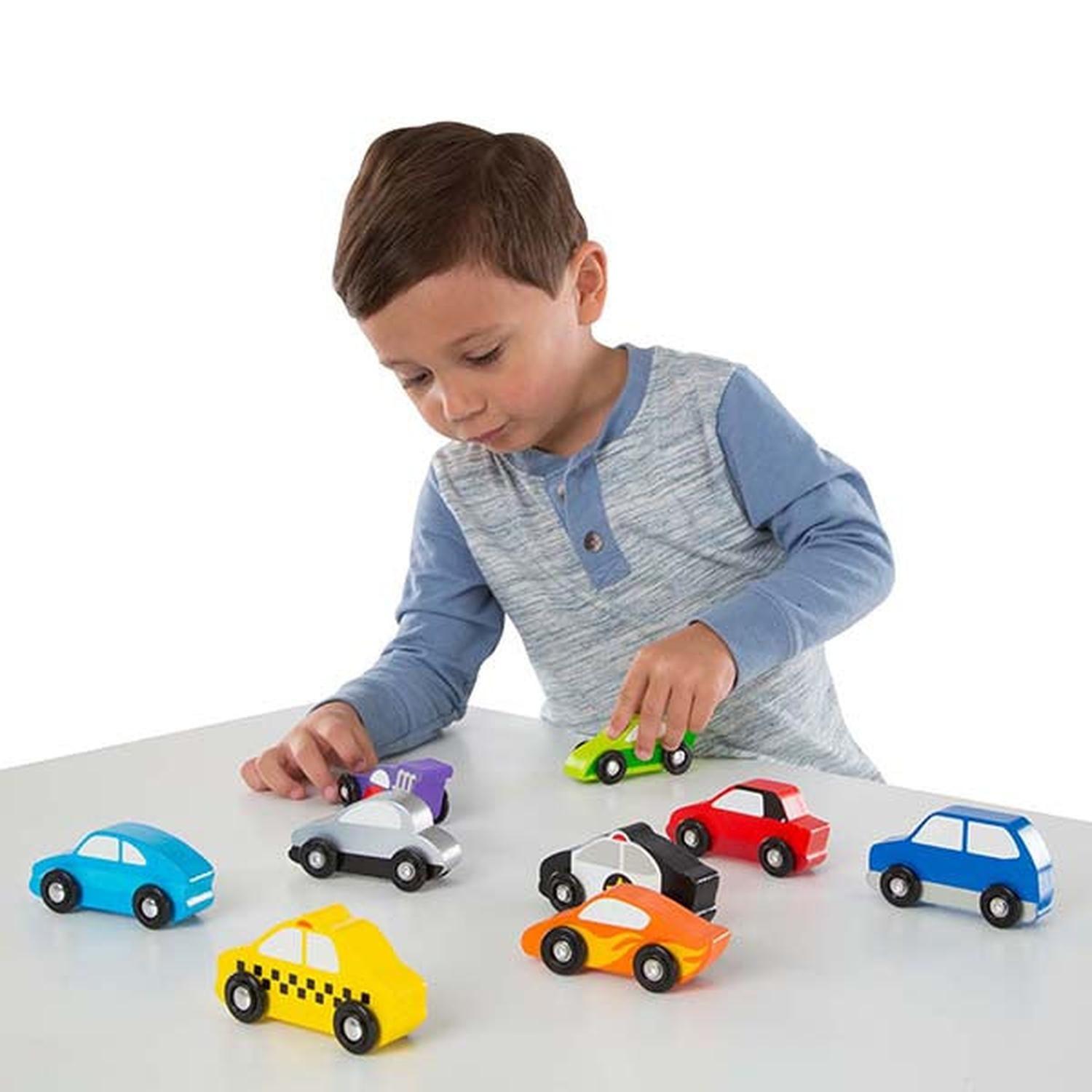 Set autos de madera-2