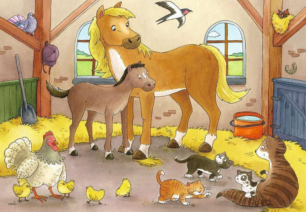 Puzzle Familias de animales - 2x12-2