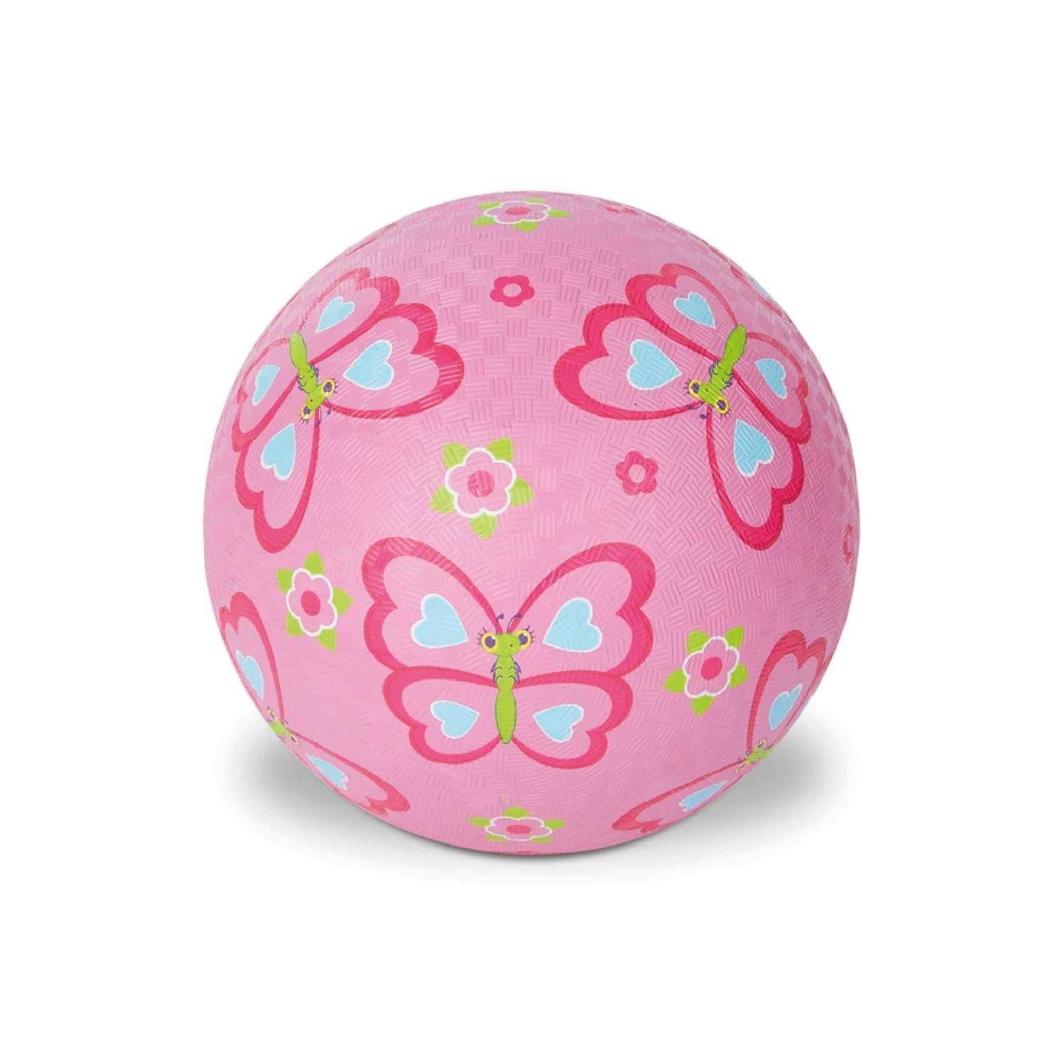 Pelota mariposas rosada-0
