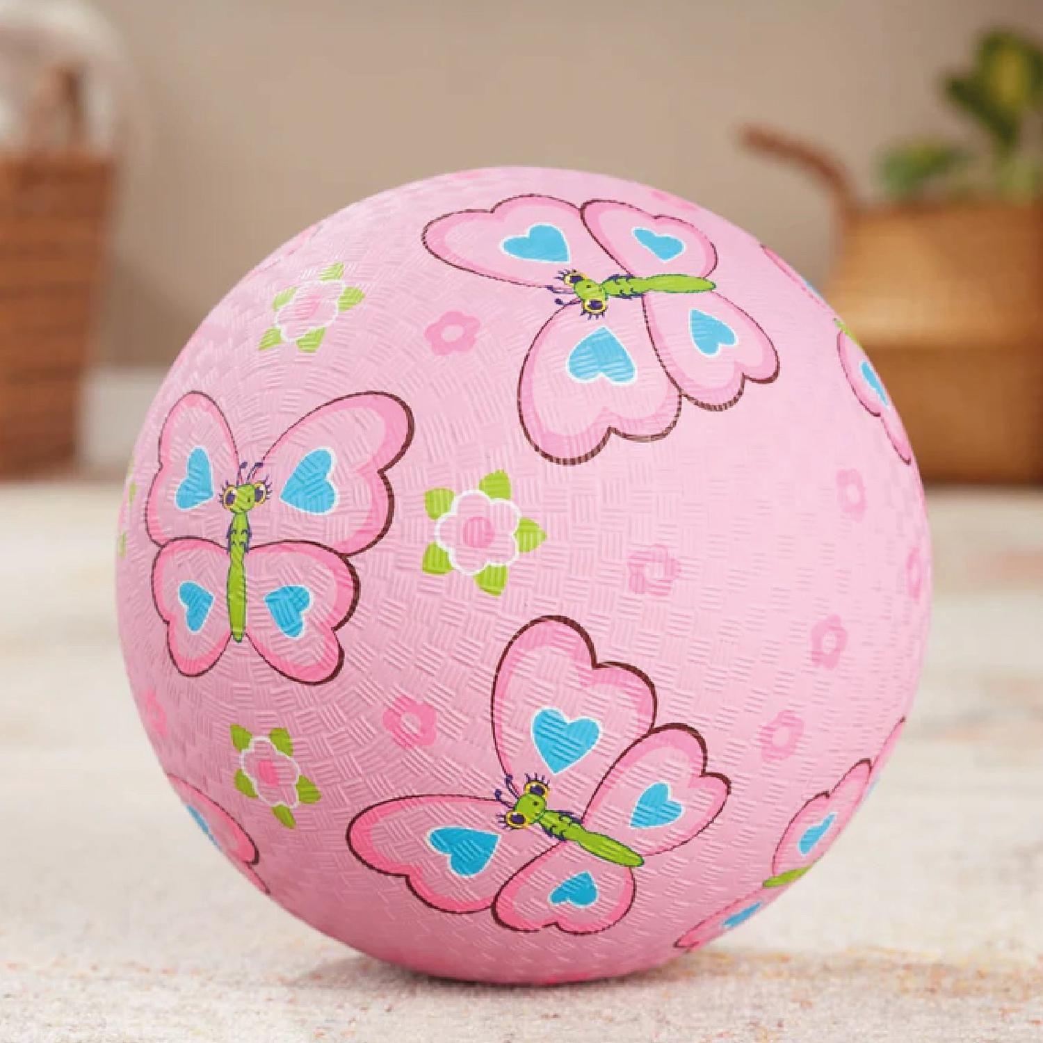 Pelota mariposas rosada-4