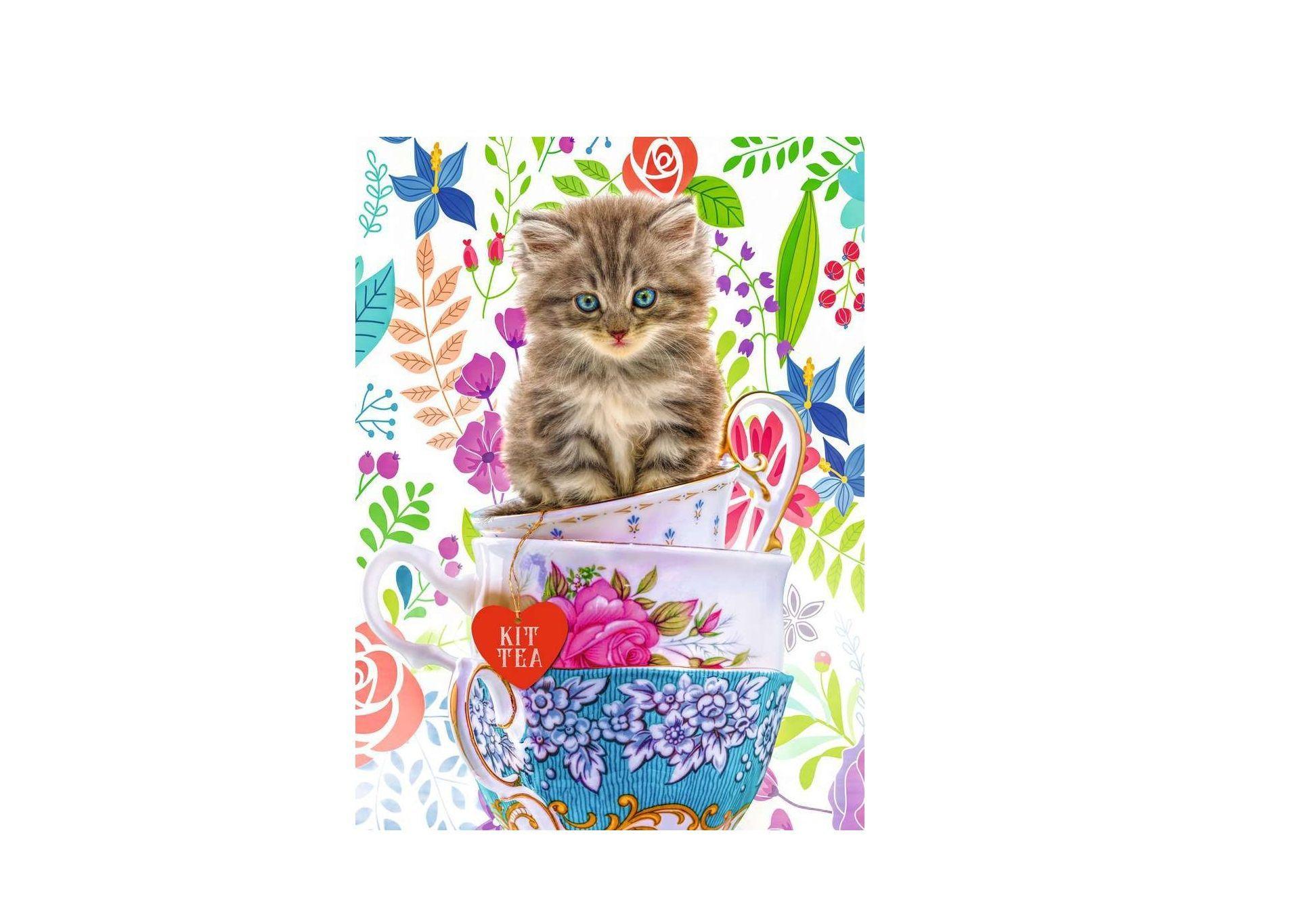Puzzle Gatito en las tazas - 500 piezas-1