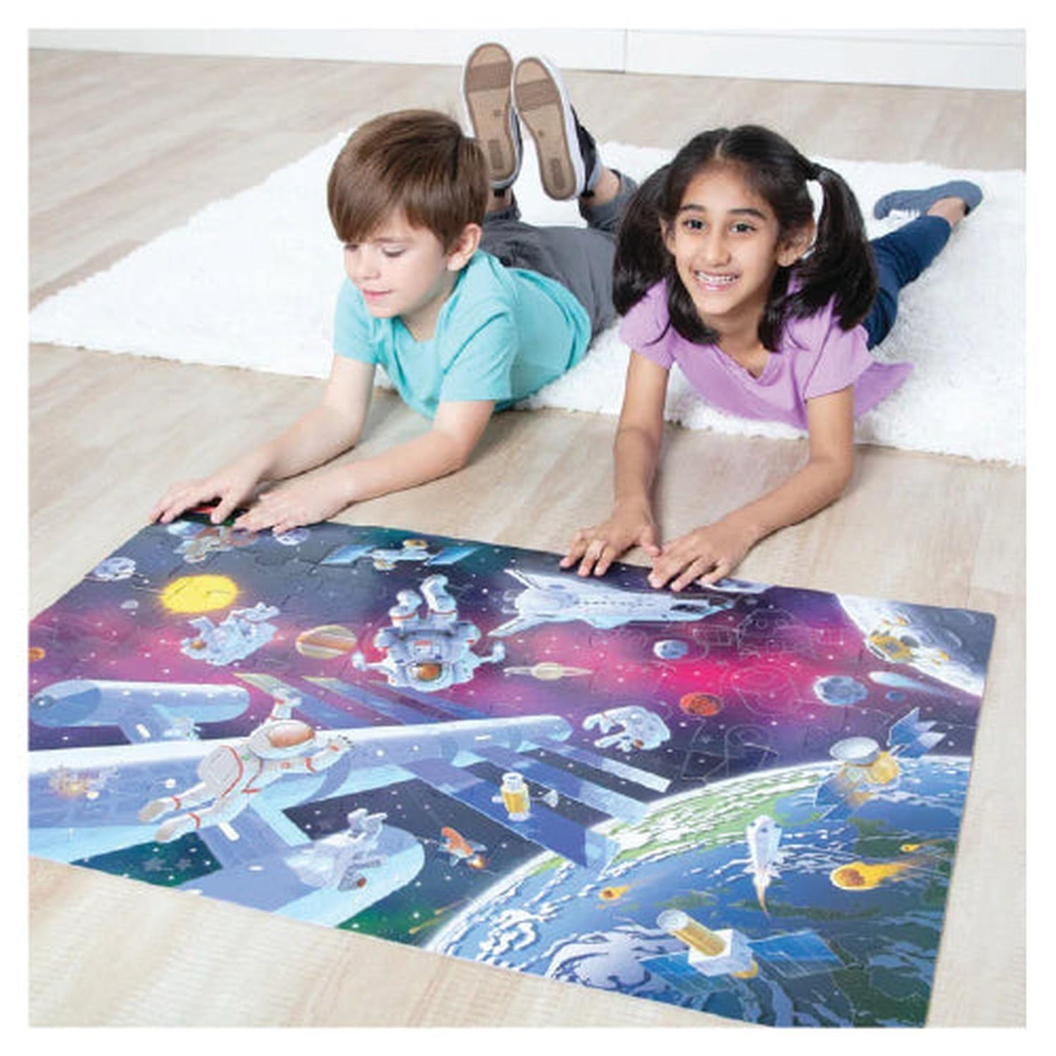 Puzzle de suelo Espacio Exterior Brilla en la Oscuridad-1