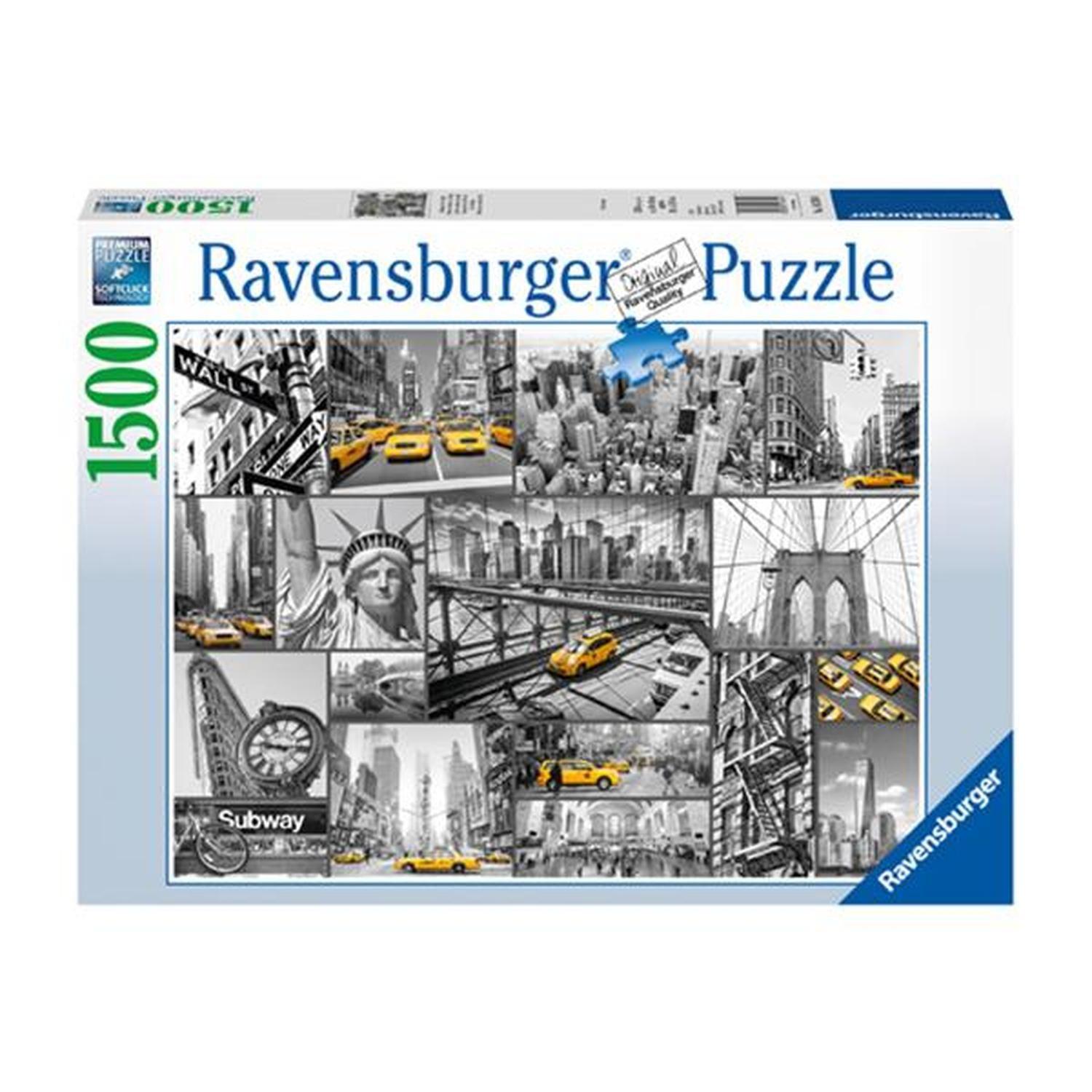 Puzzle Taxis en Nueva York - 1500 piezas-0