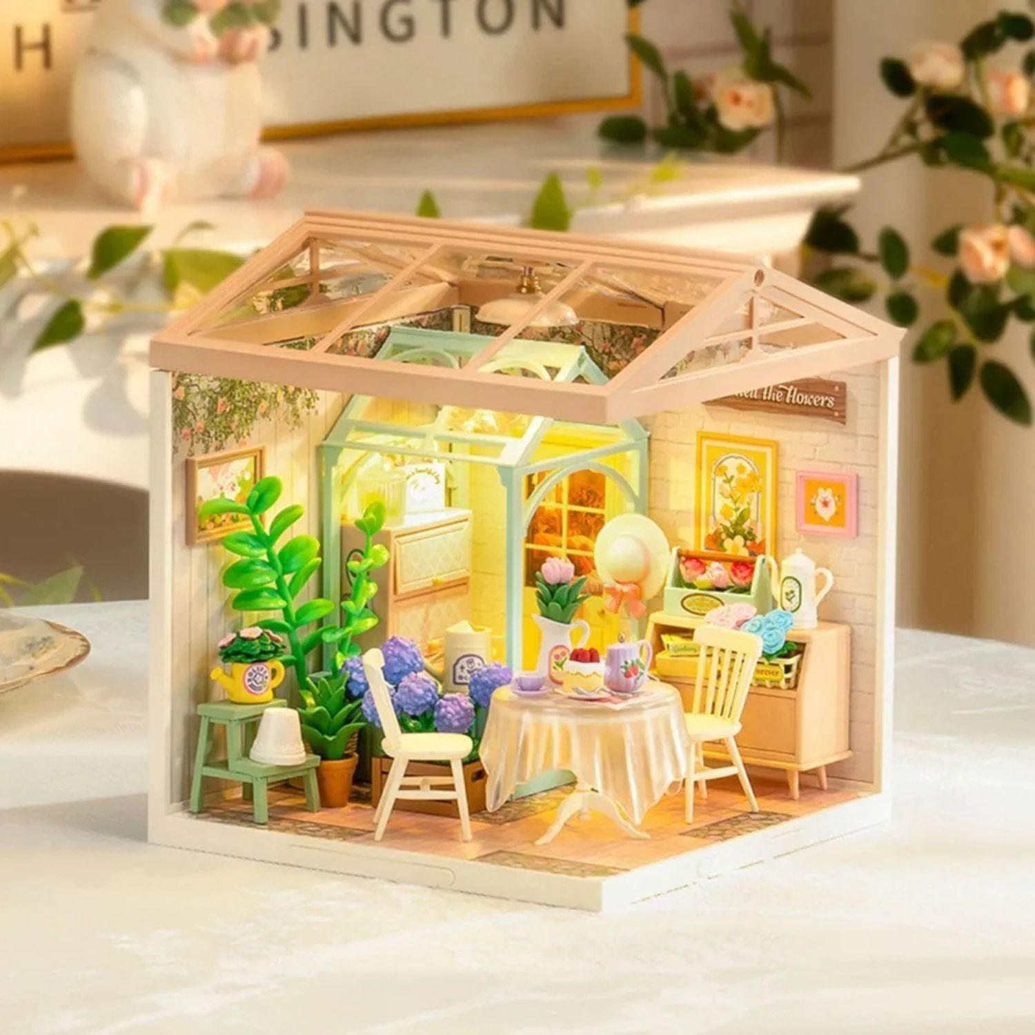 Kit Para Armar Jardín De Té En Miniatura-3