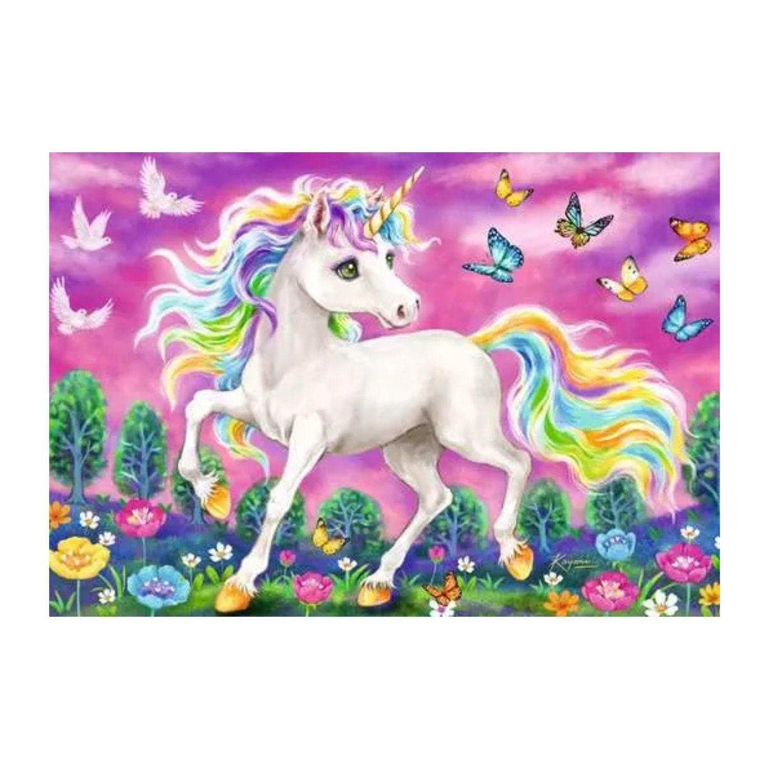 Puzzle Unicornio y Pegaso – 2x24 piezas-1