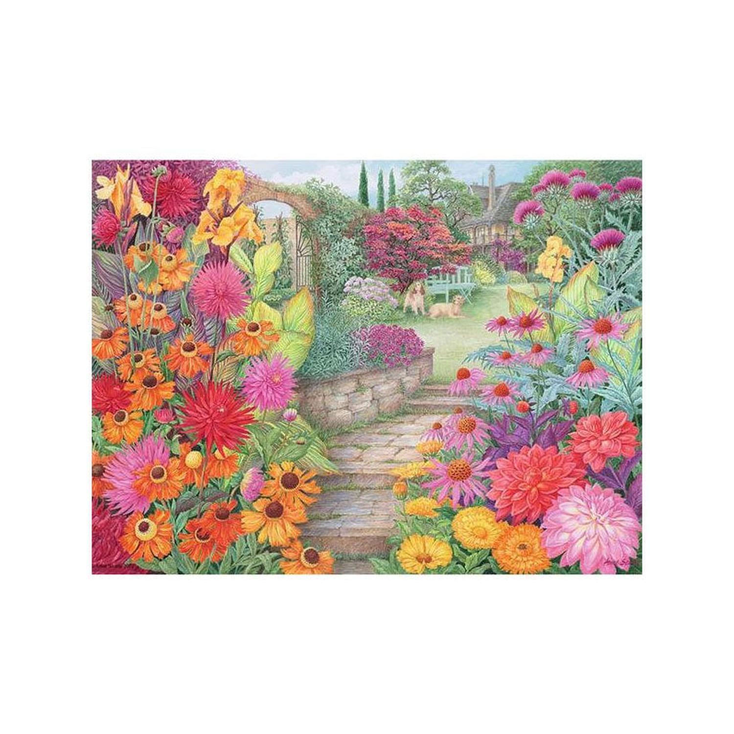 Puzzle Días felices Jardines Gloriosos - 4x500 piezas-3