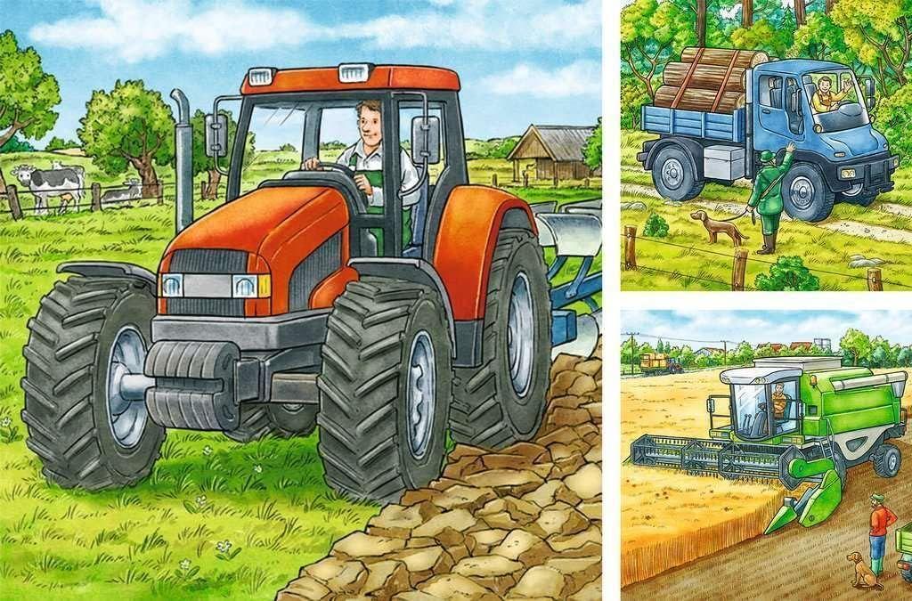 Puzzle Máquinas para el campo - 3x49-3