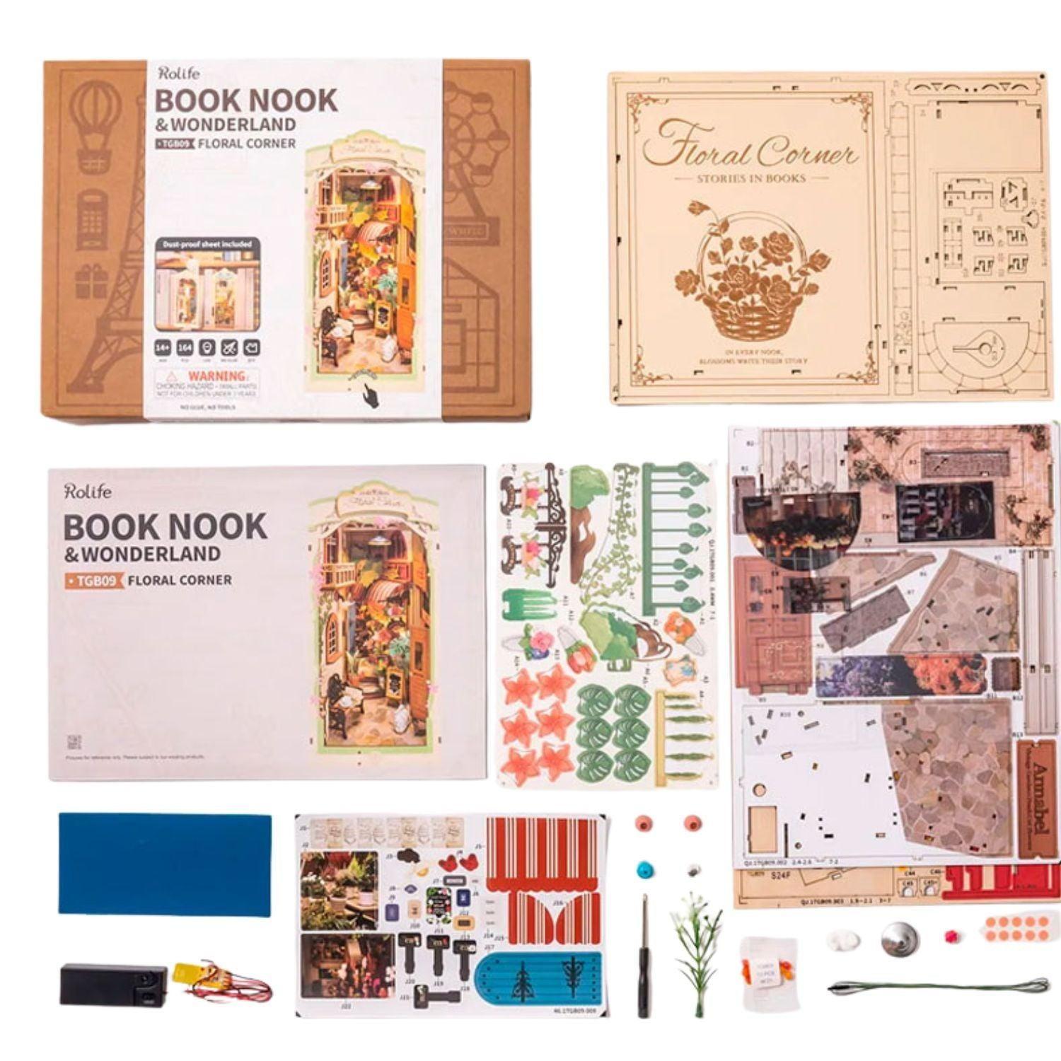 Kit Para Armar Sujetalibros En Miniatura - Rincon Floral-2