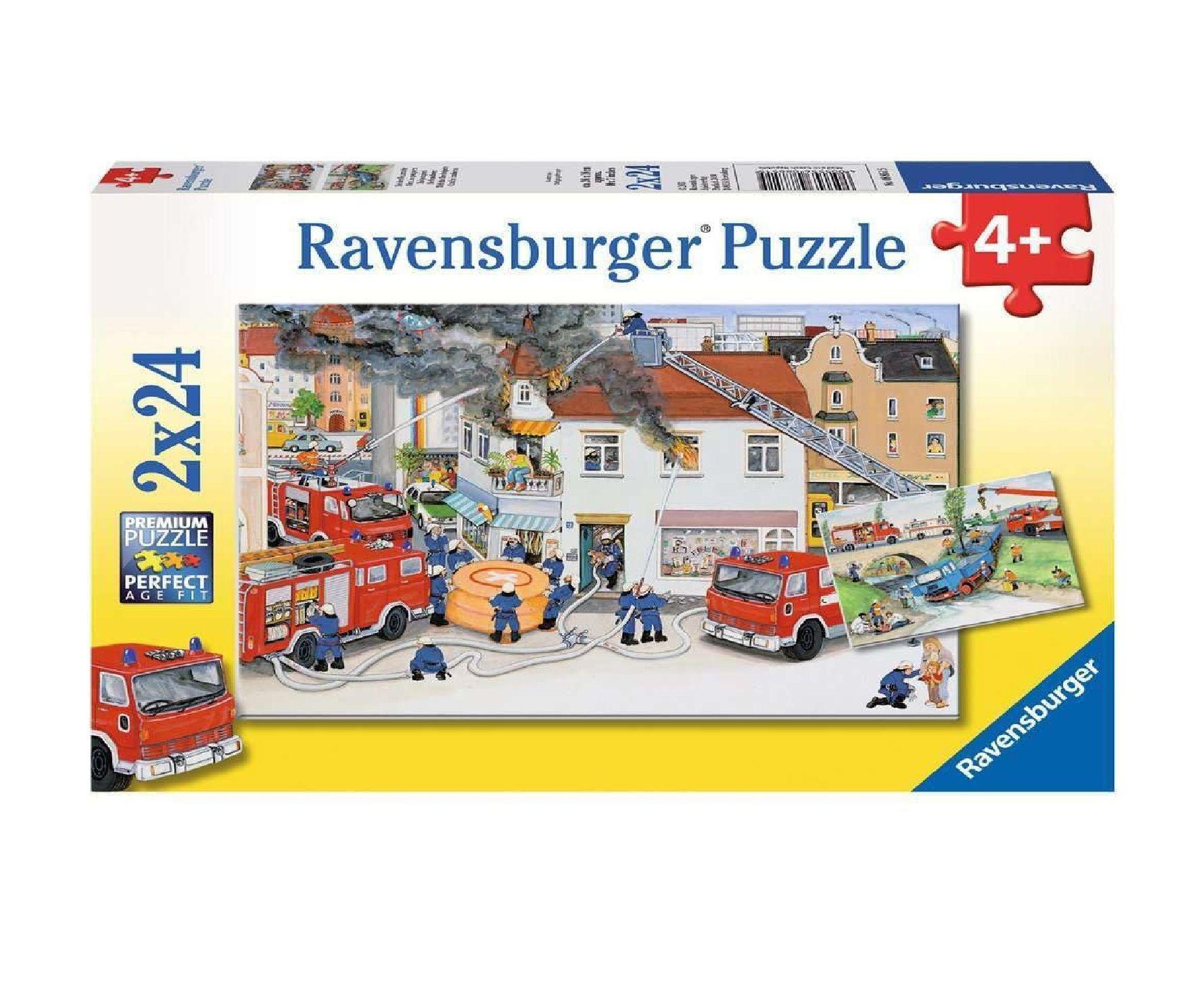 Puzzle Bomberos - 2x24 piezas-0