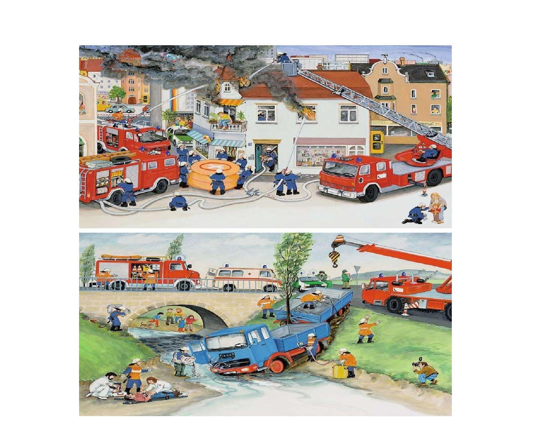Puzzle Bomberos - 2x24 piezas-2