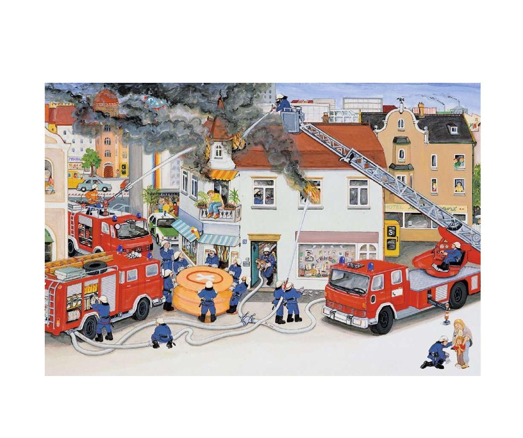 Puzzle Bomberos - 2x24 piezas-3