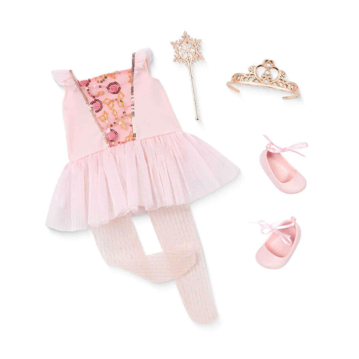 Muñeca Lalia con vestido de hada y varita-3