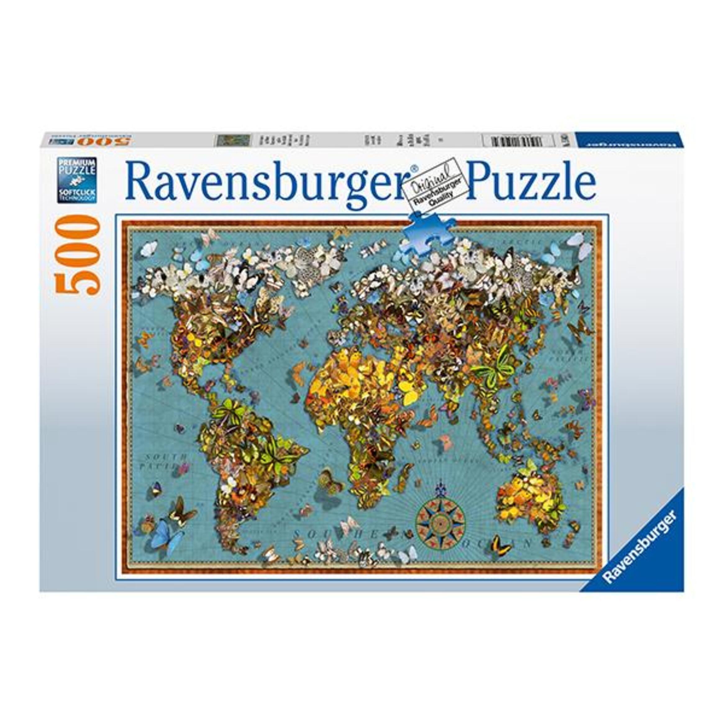 Puzzle Mundo de mariposas - 500 piezas-0