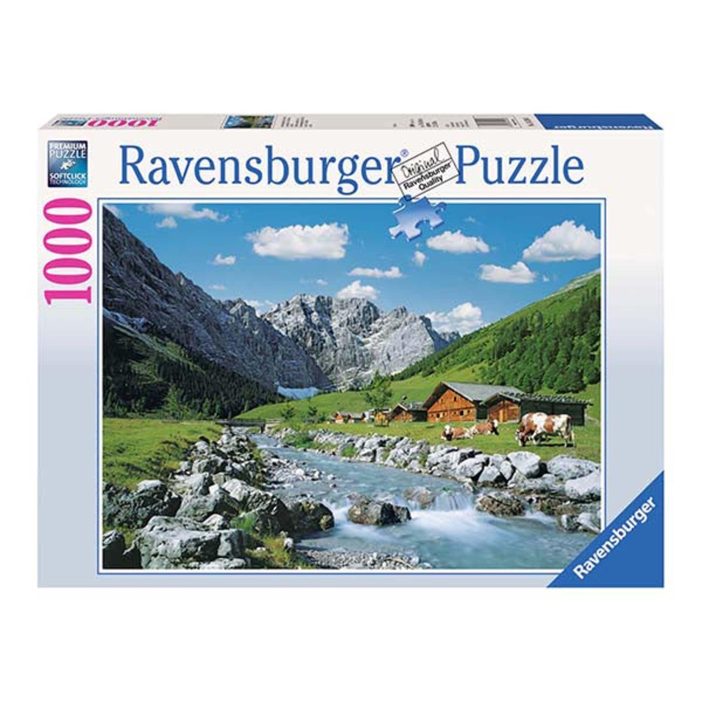 Puzzle Montañas de Austria - 1000 piezas-0