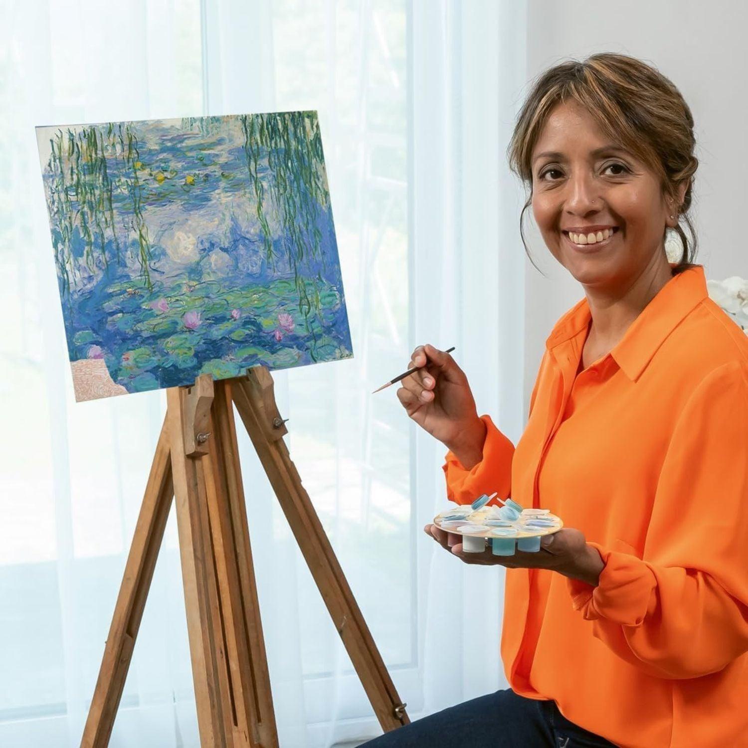 Canvas pinta por número: Claude Monet - Nenúfares-4