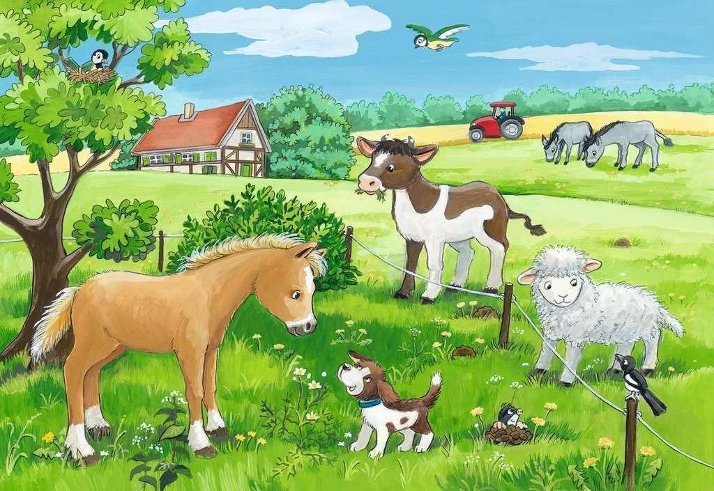 Puzzle Animalitos del campo - 2x12-3