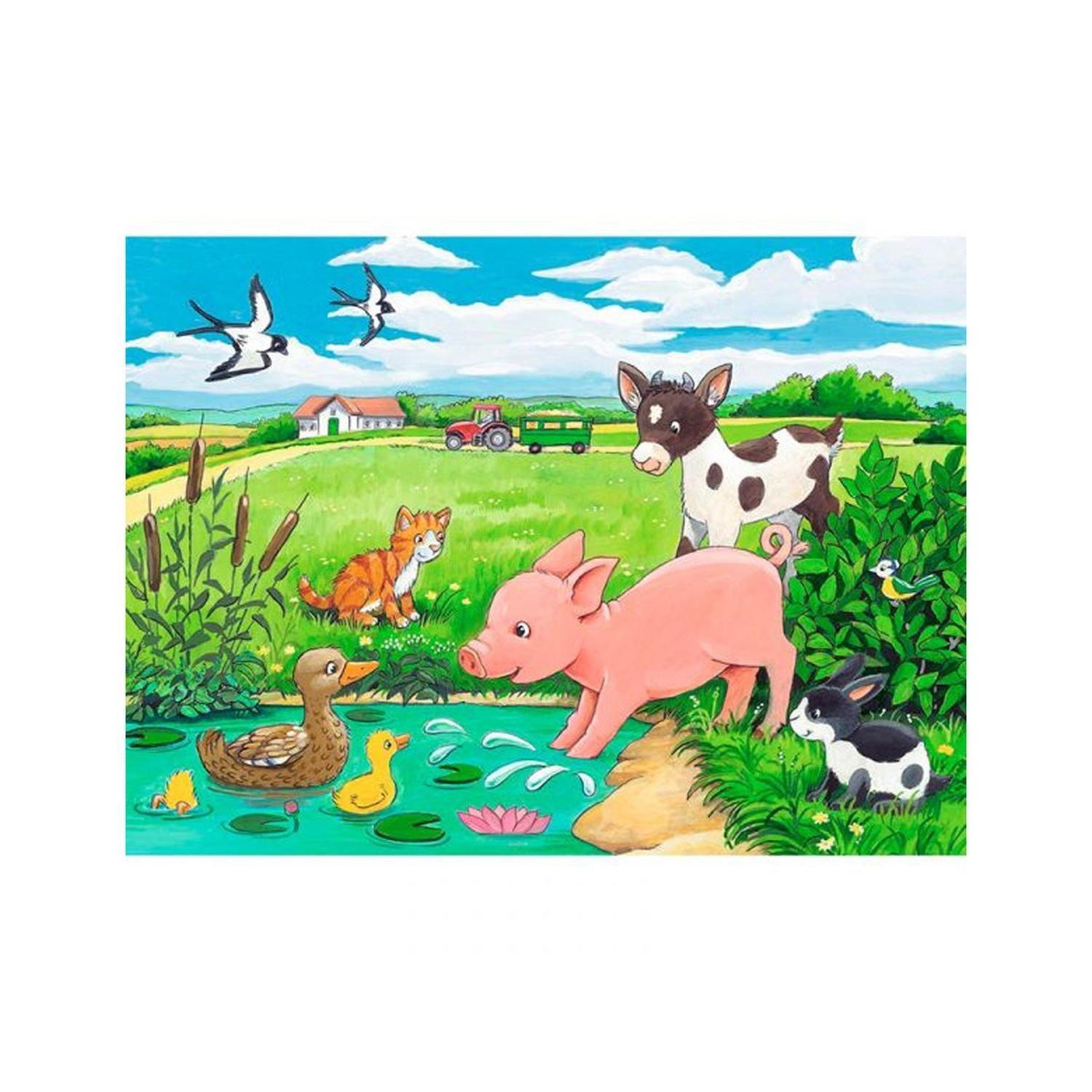 Puzzle Animalitos del campo - 2x12-2