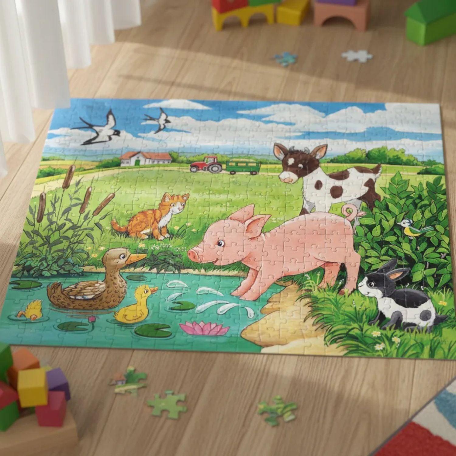 Puzzle Animalitos del campo - 2x12-3