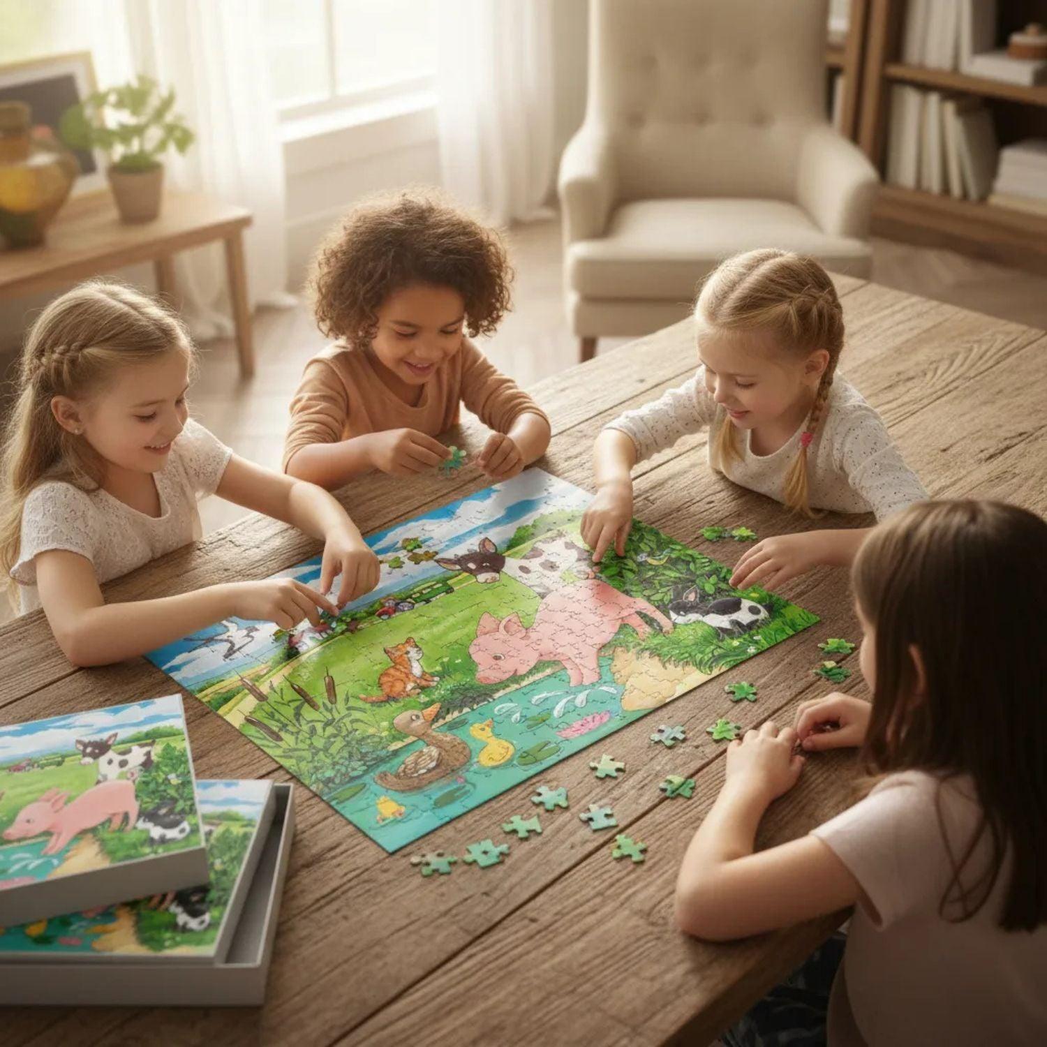 Puzzle Animalitos del campo - 2x12-4