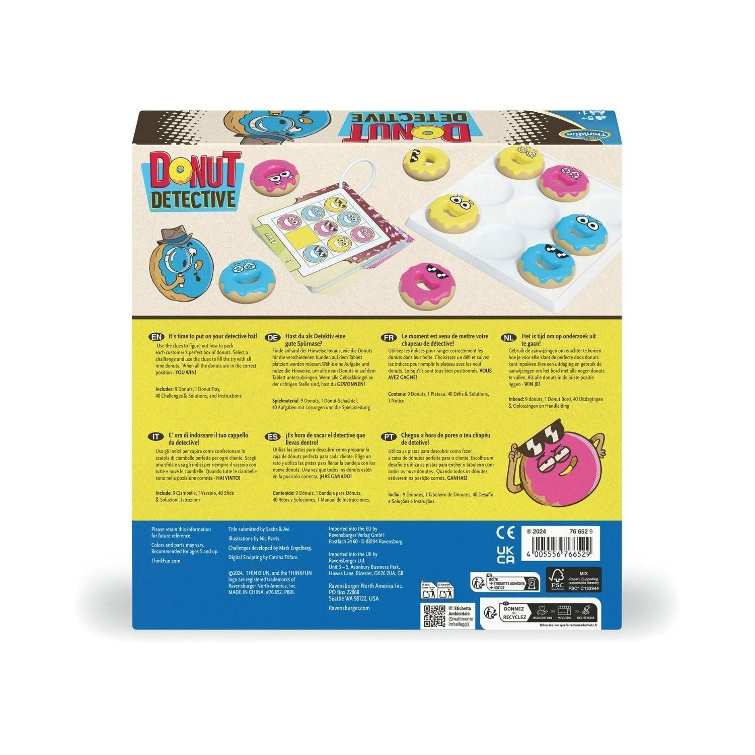 Juego de Ingenio Donut Detective - ThinkFun-2