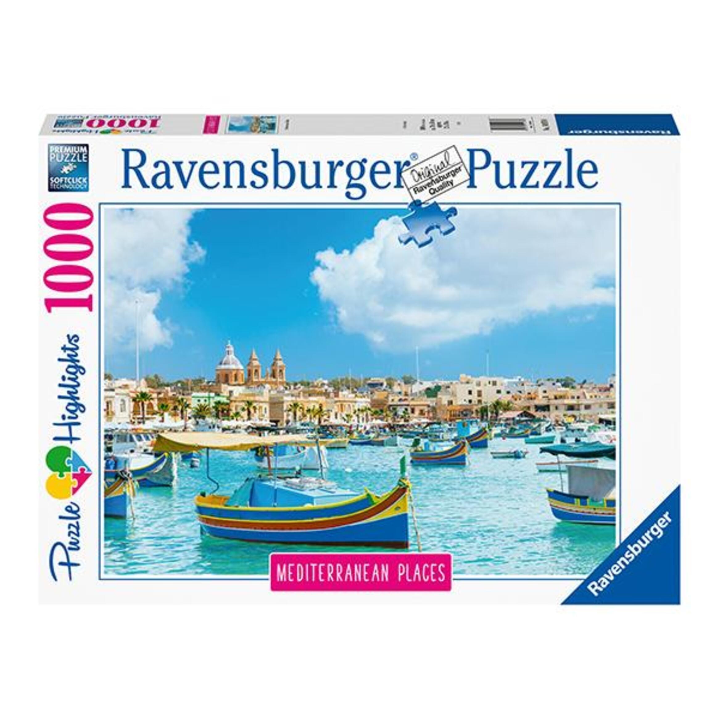 Puzzle Malta mediterránea - 1000 piezas-0