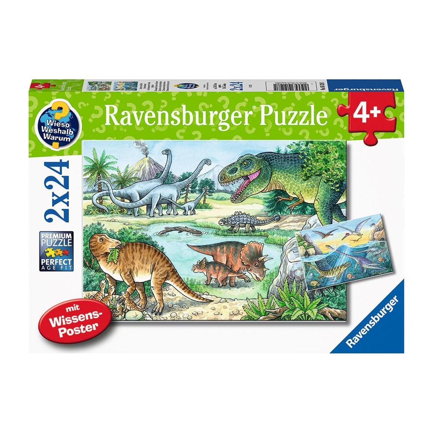Puzzle Los dinosaurios - 2x24-0