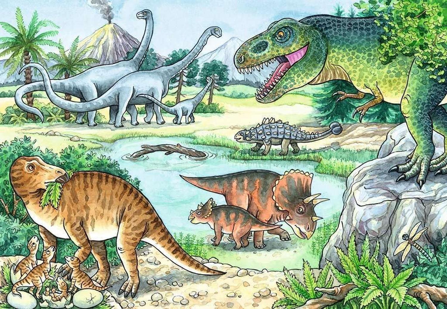Puzzle Los dinosaurios - 2x24-2